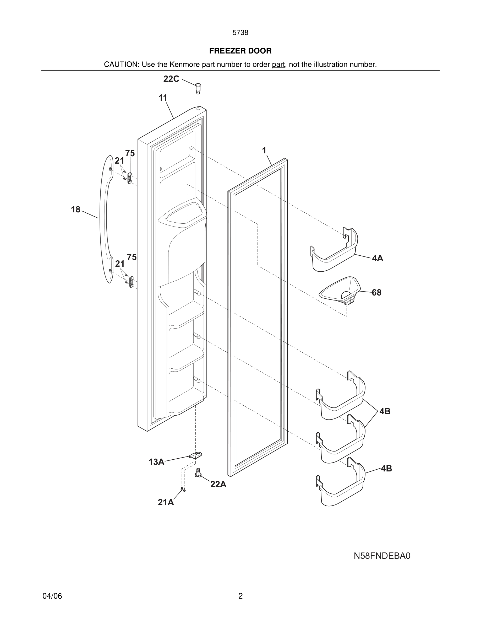 03 - FREEZER DOOR