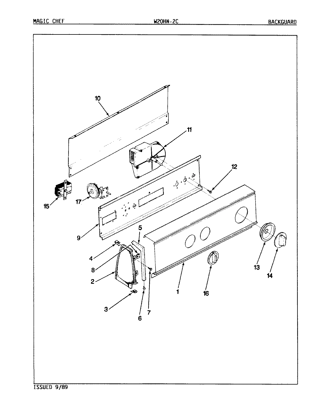 06 - CONTROL PANEL (W20HN-2C)(REV. A-D)