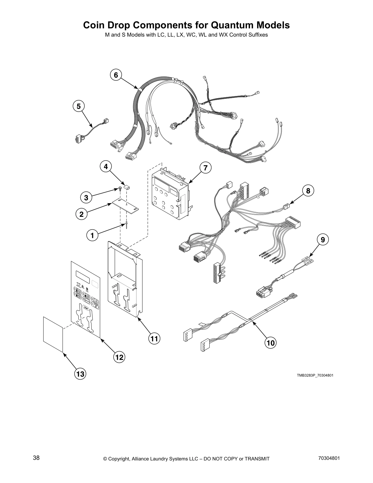 Coin Drop Components for Quantum Models
