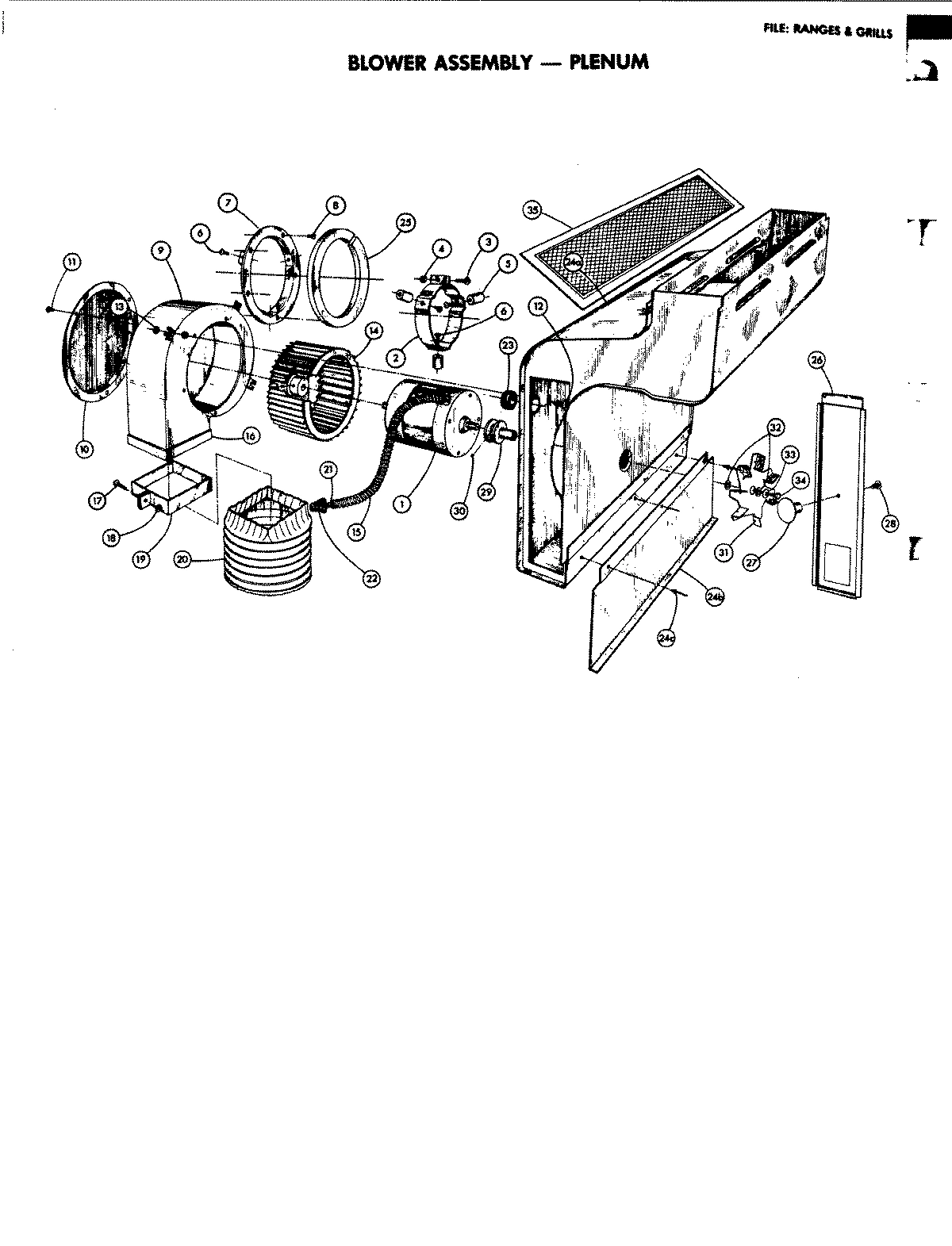 02 - BLOWER ASSEMBLY/PLENUM