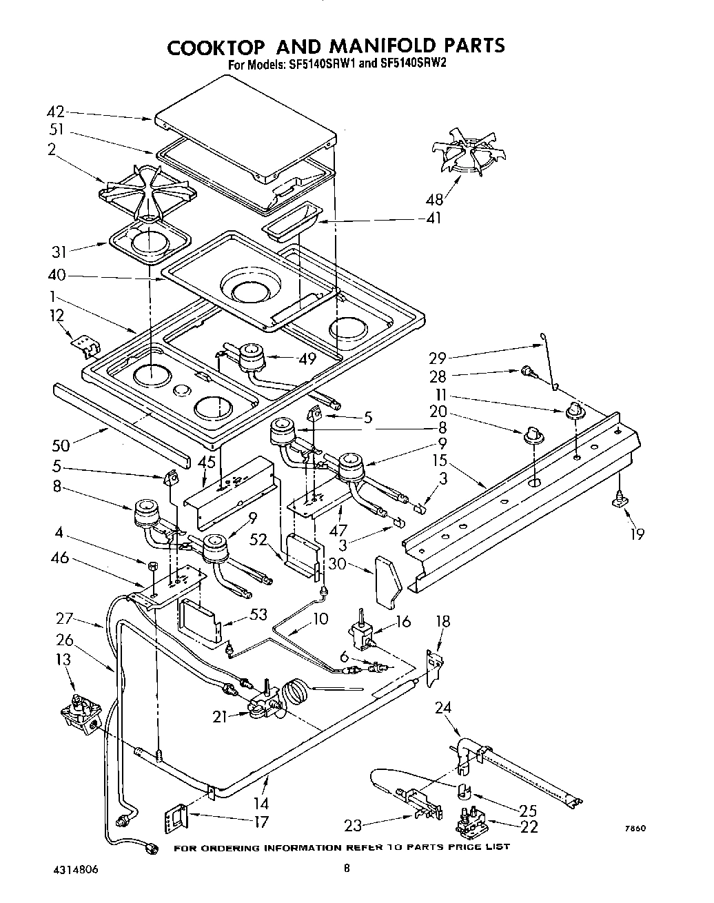 07 - COOKTOP AND MANIFOLD, LIT/OPTIONAL
