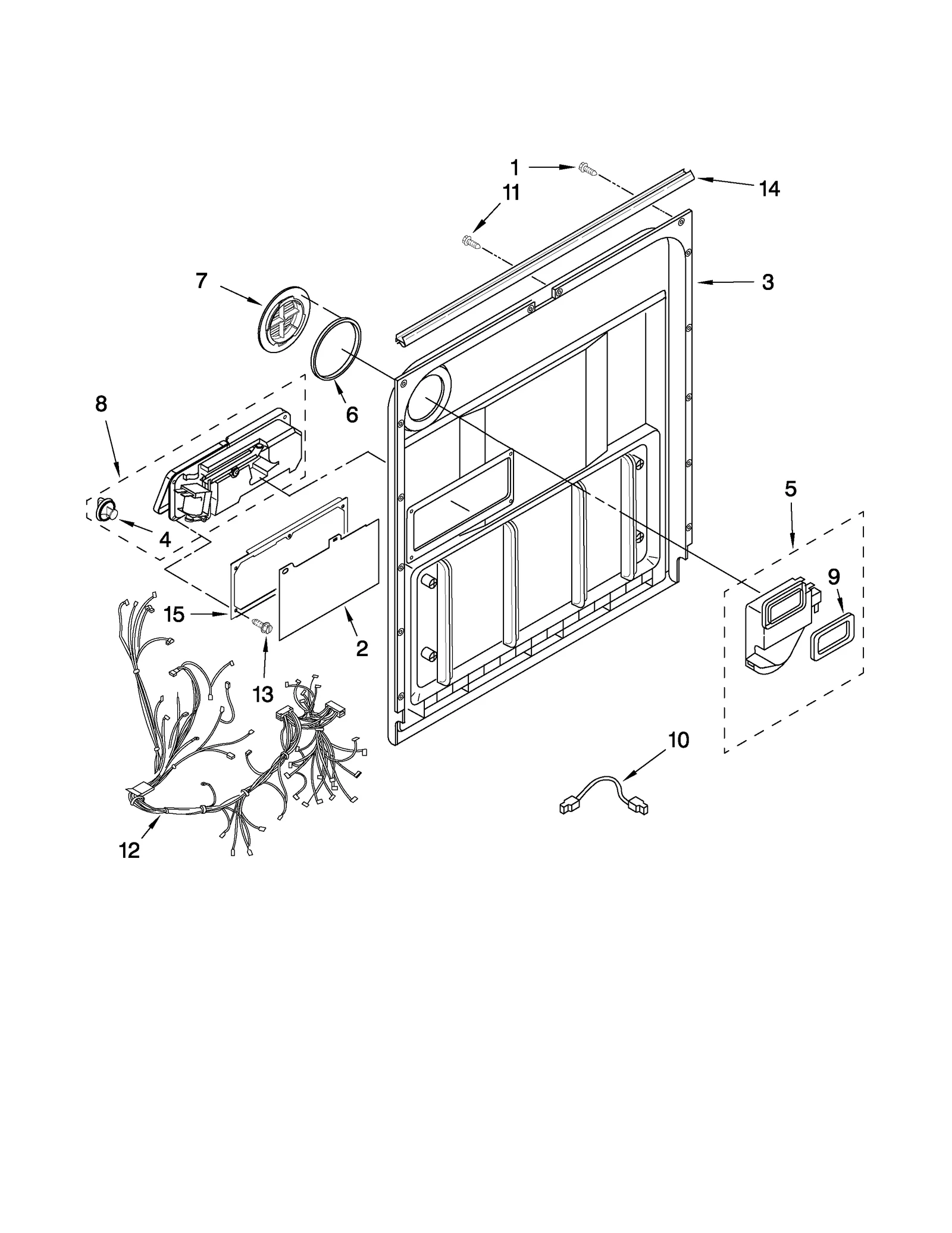 DOOR AND LATCH PARTS