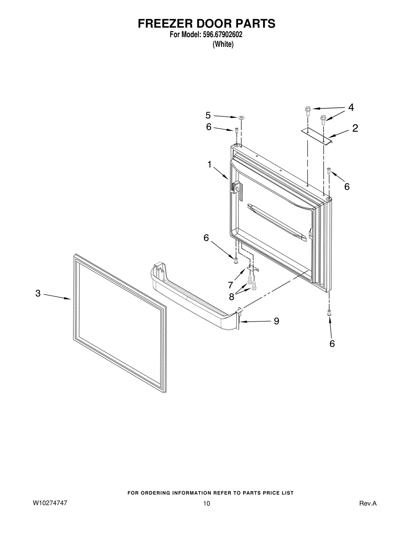 FREEZER DOOR PARTS