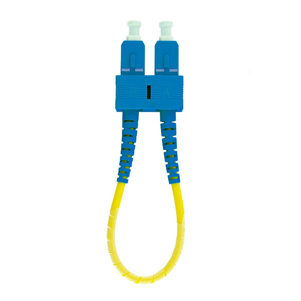 SC UPC Fiber Optic Loopback Single Mode 9 125um Male Male Duplex SC UPC Fiber Optic Loopback Single Mode 9 125um Male Male Duplex