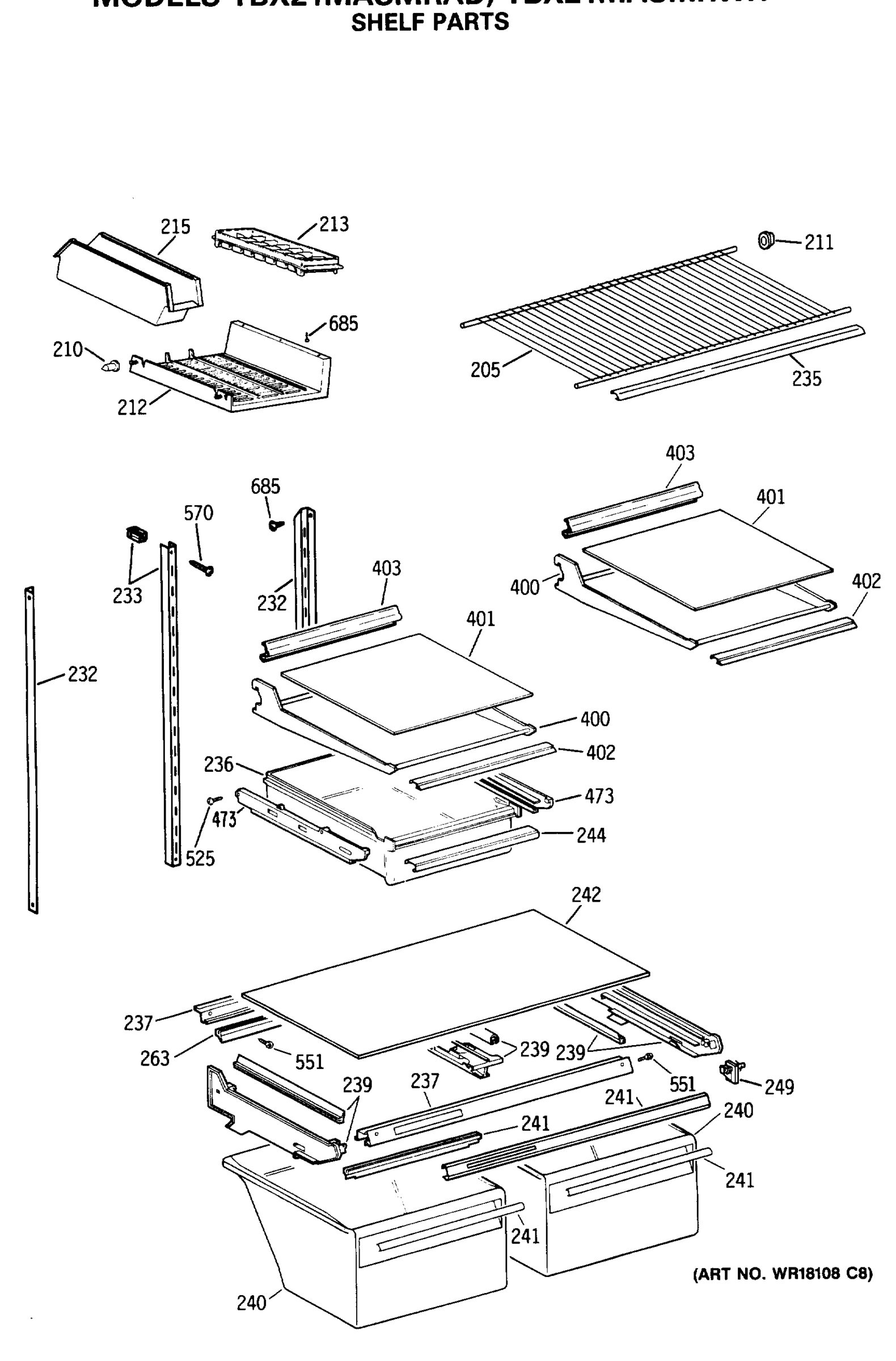 SHELF PARTS