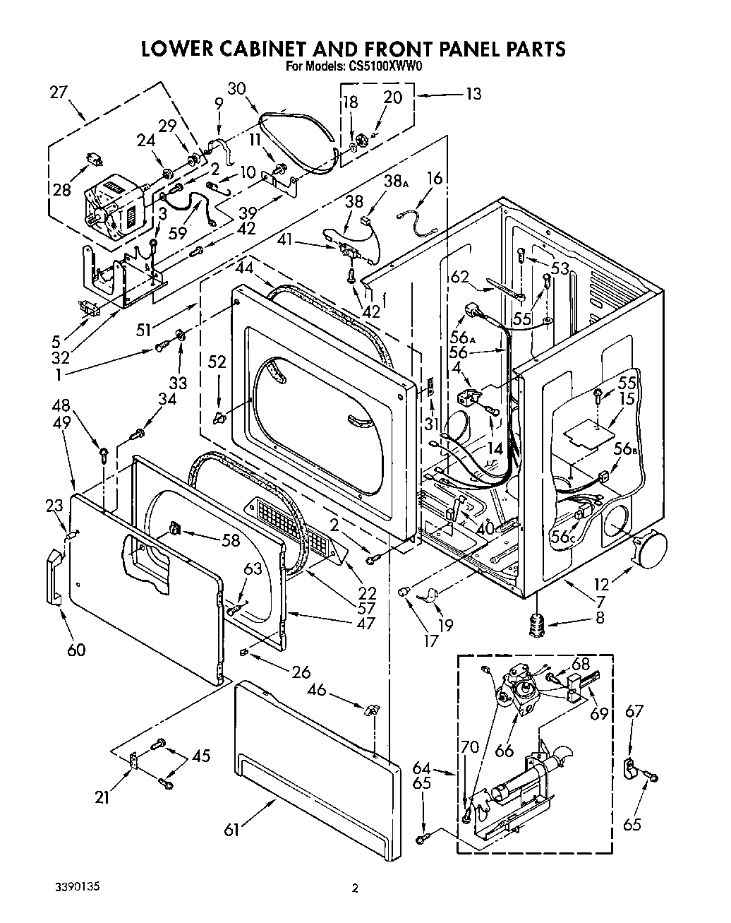 02 - LOWER CABINET AND FRONT PANEL