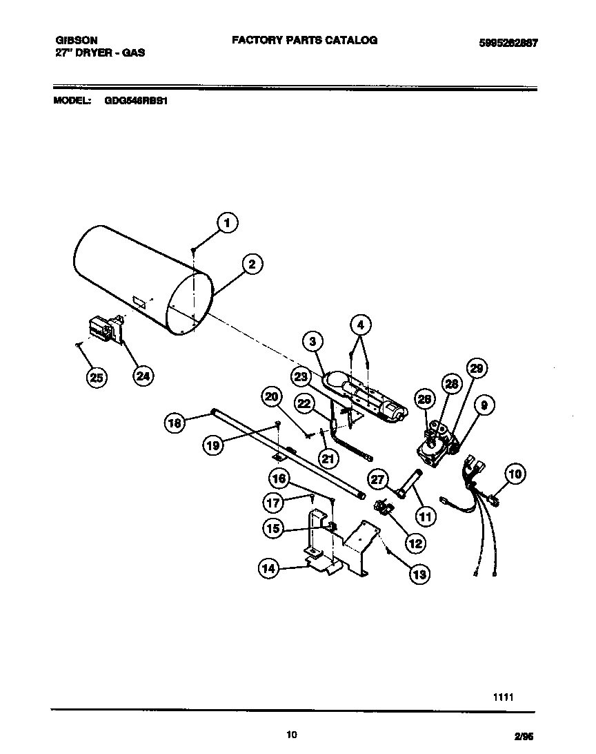 06 - GAS VALVE, BURNER ASMY., SENSOR