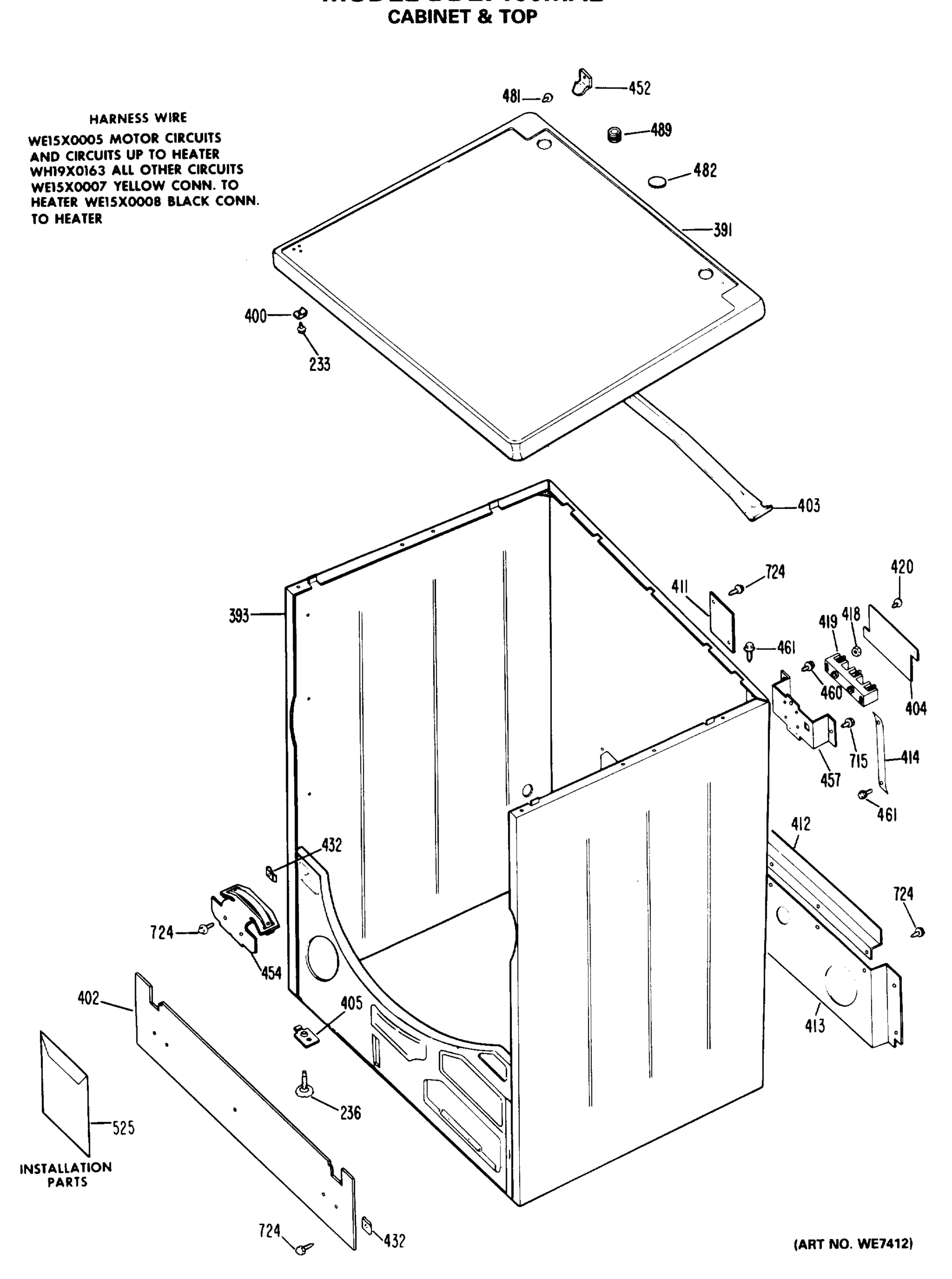 CABINET & TOP