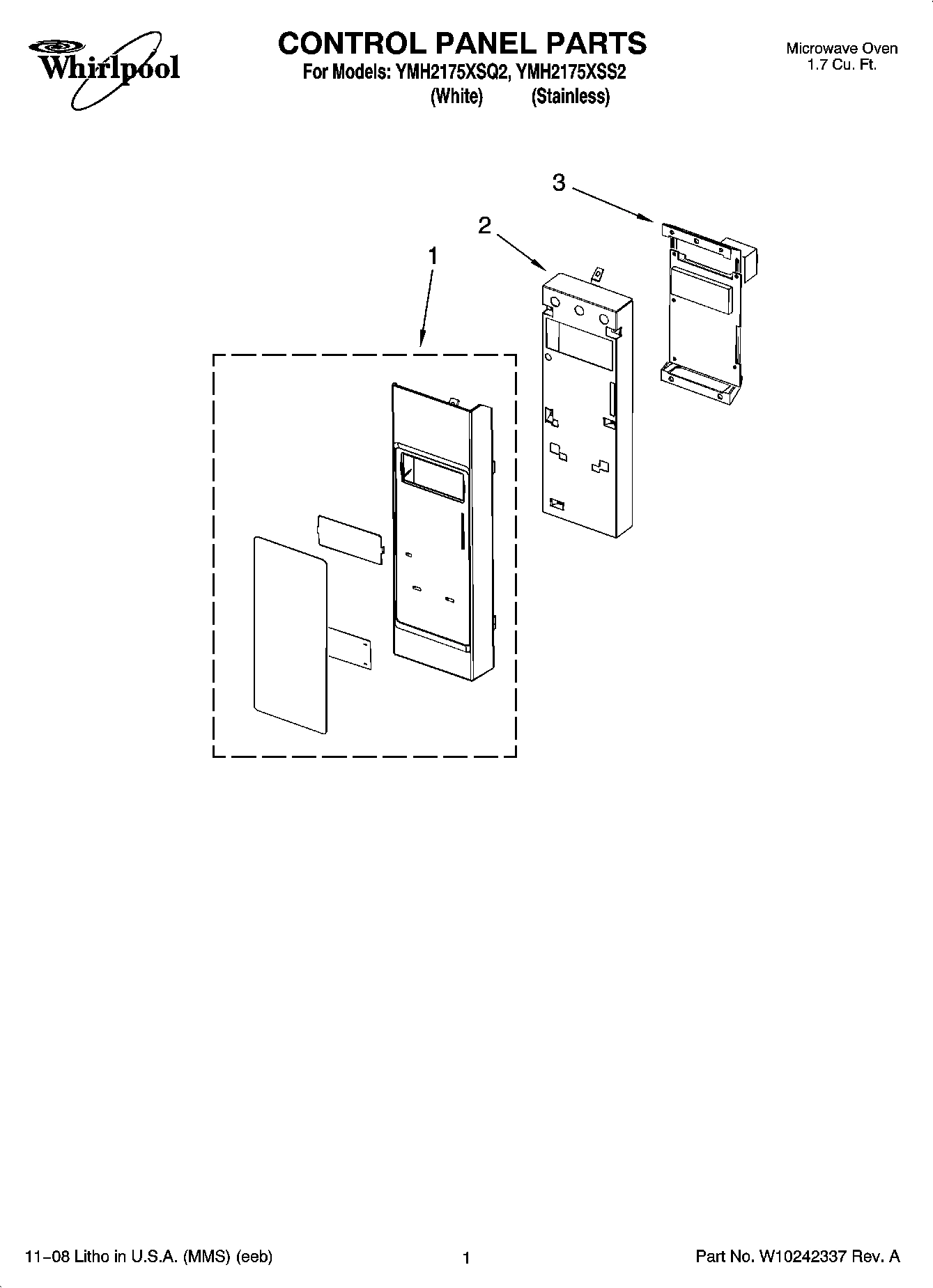 01 - CONTROL PANEL PARTS