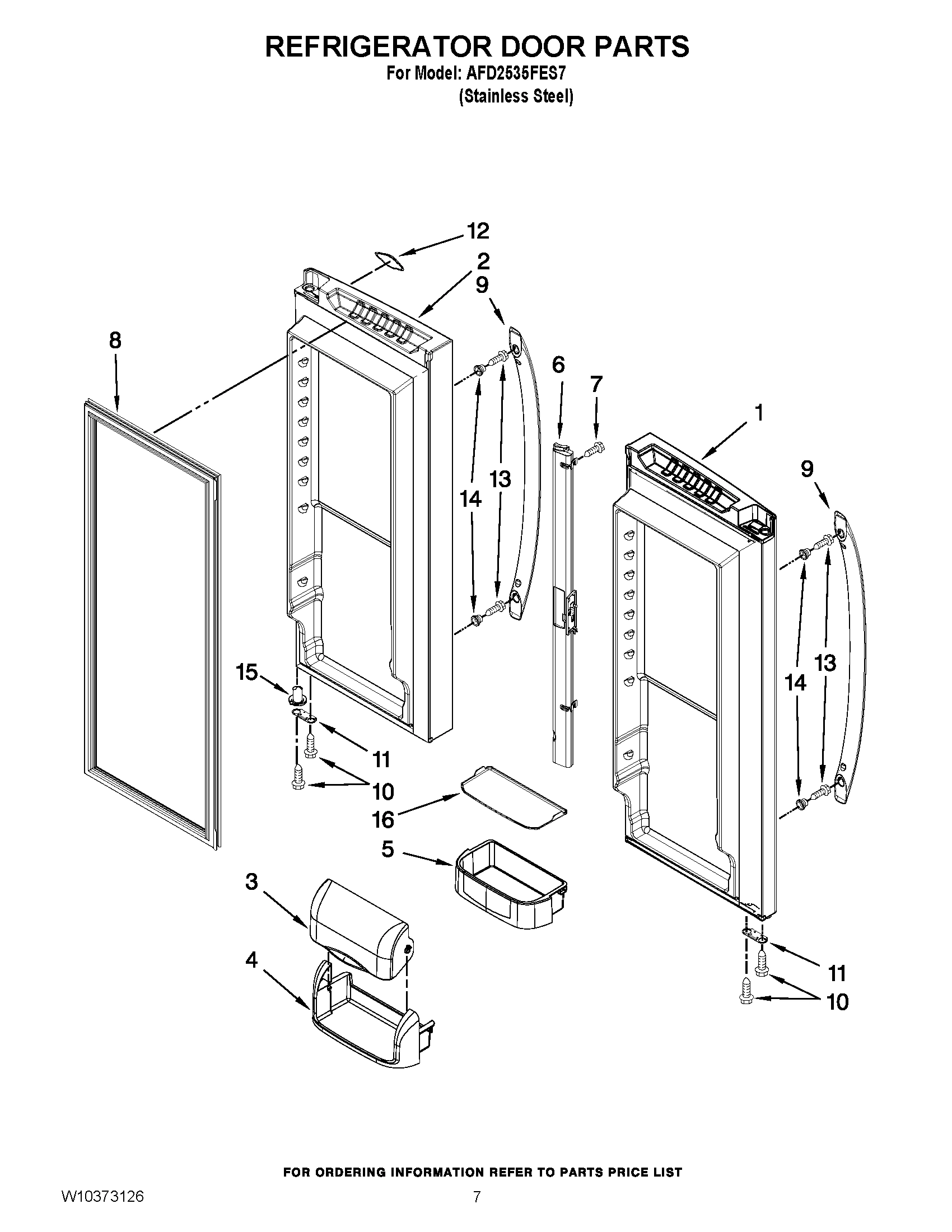 04 - REFRIGERATOR DOOR PARTS