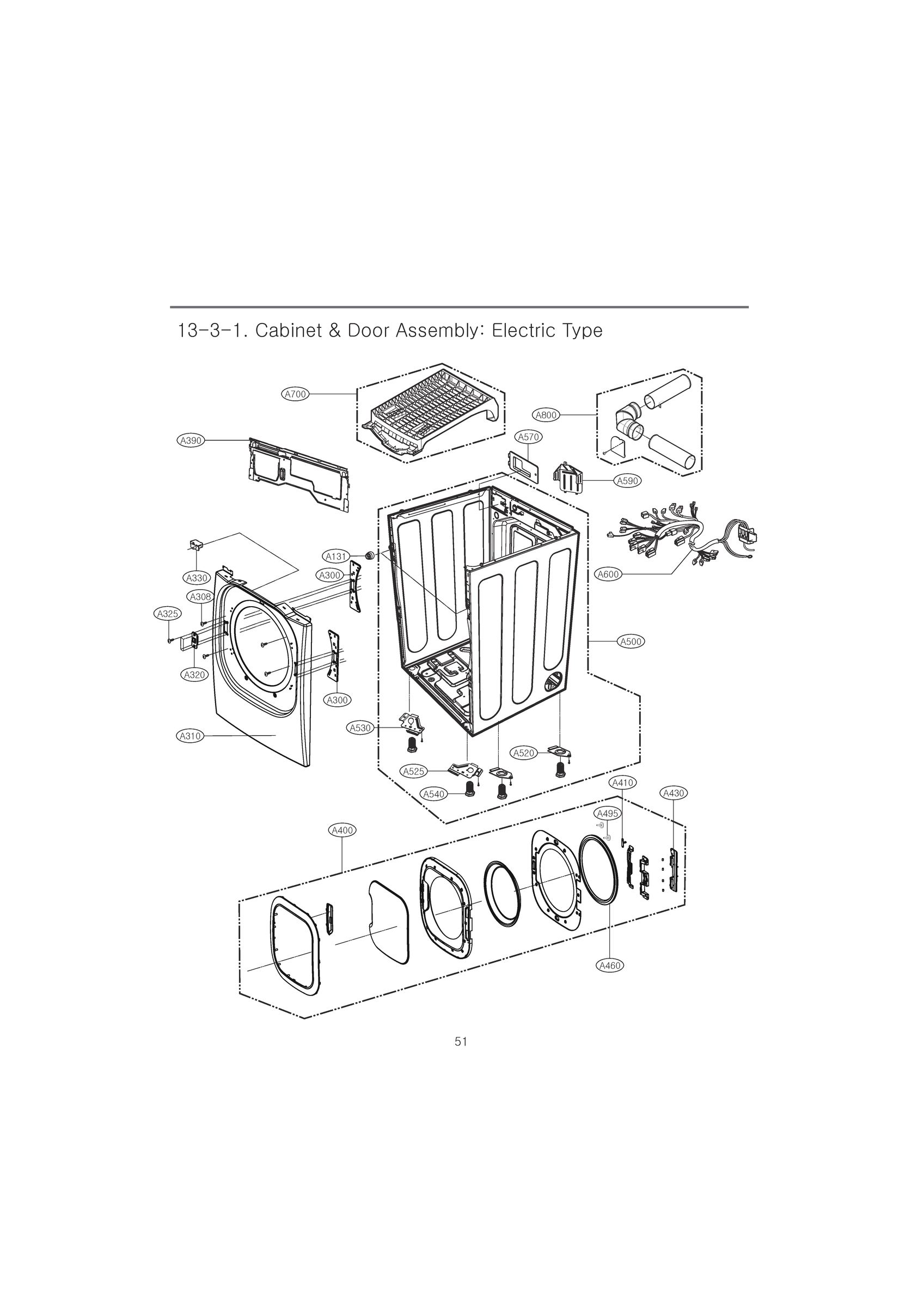 CABINET & DOOR ASSEMBLY