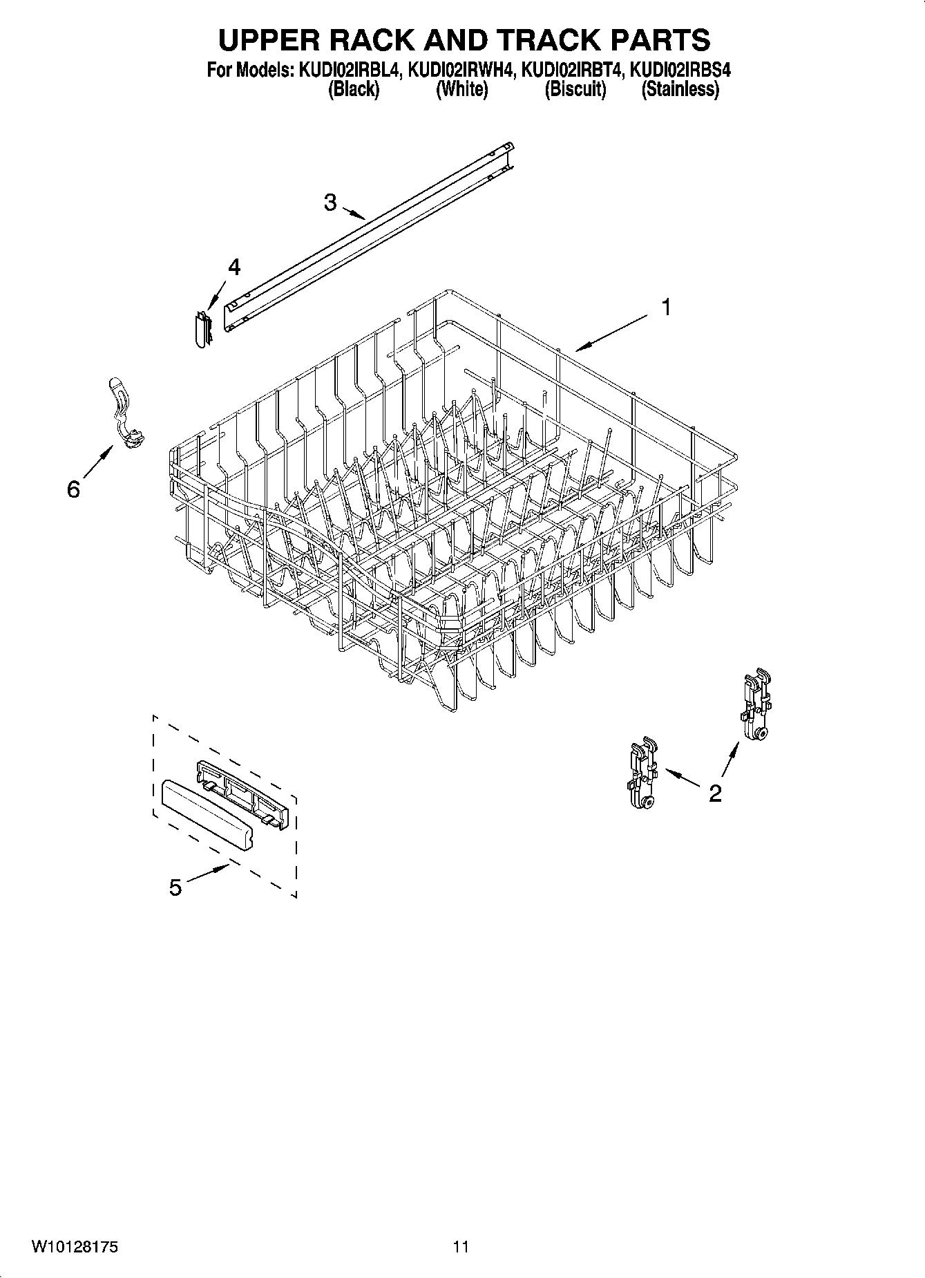 09 - UPPER RACK AND TRACK PARTS