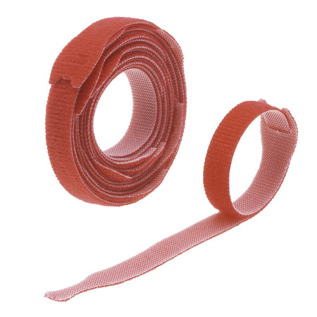 Cable Tie Velcro Red 12" 10