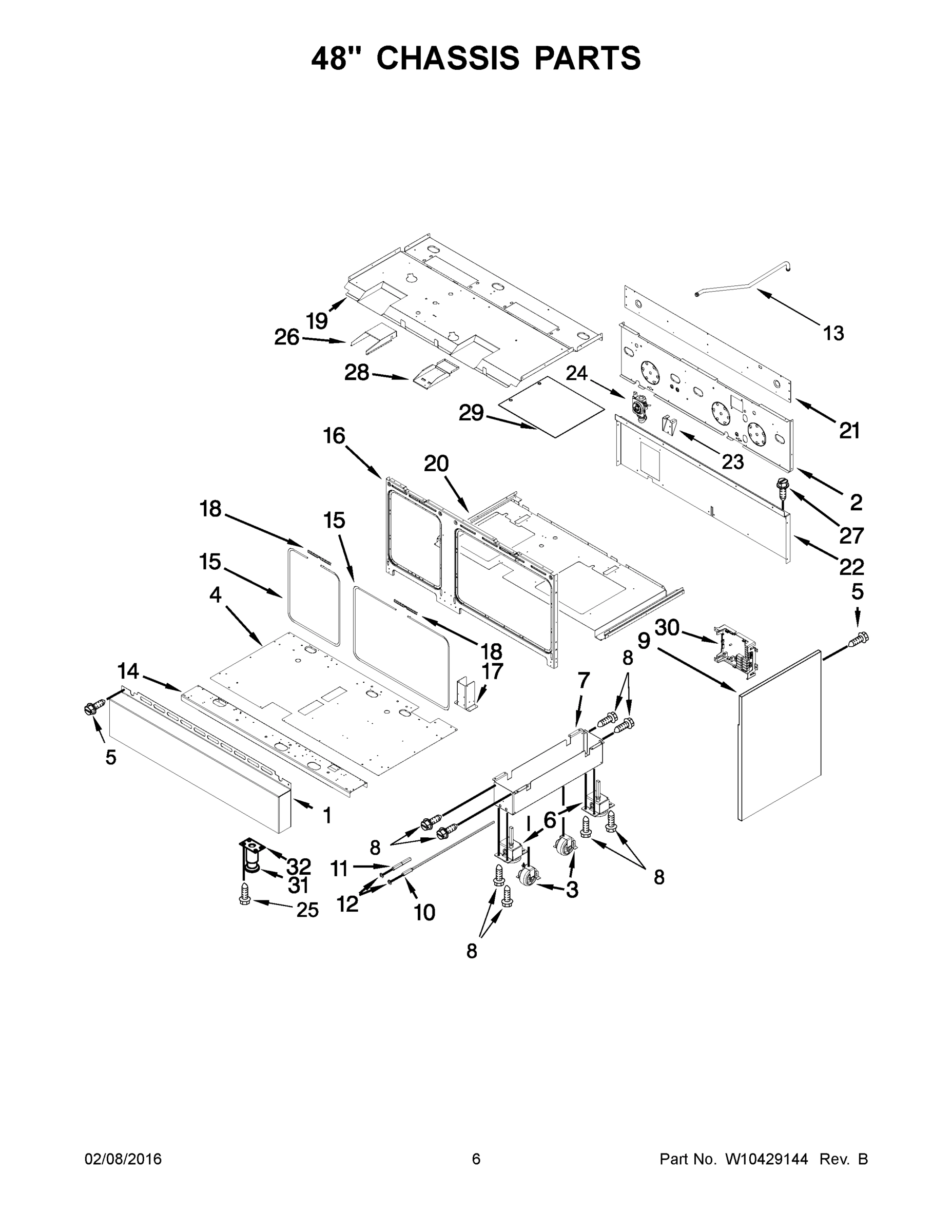 04 - 48" CHASSIS PARTS