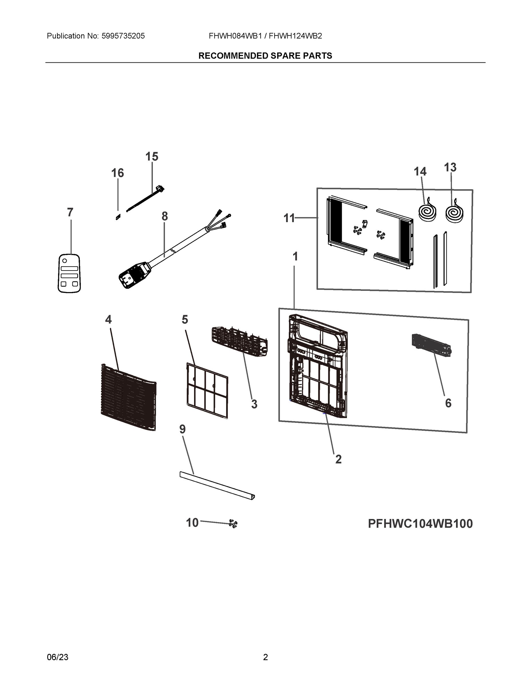 02 - RECOMMENDED SPARE PARTS