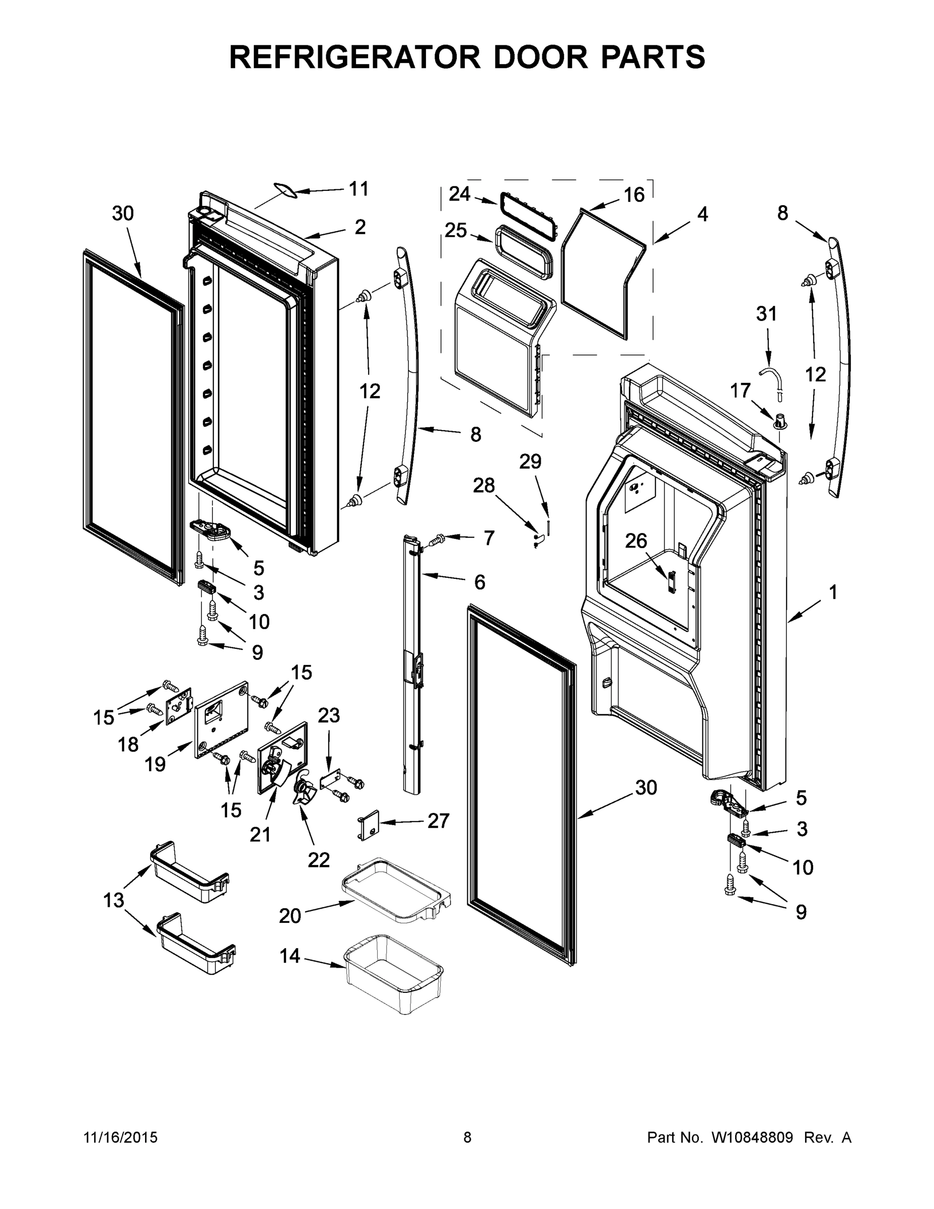 05 - REFRIGERATOR DOOR PARTS