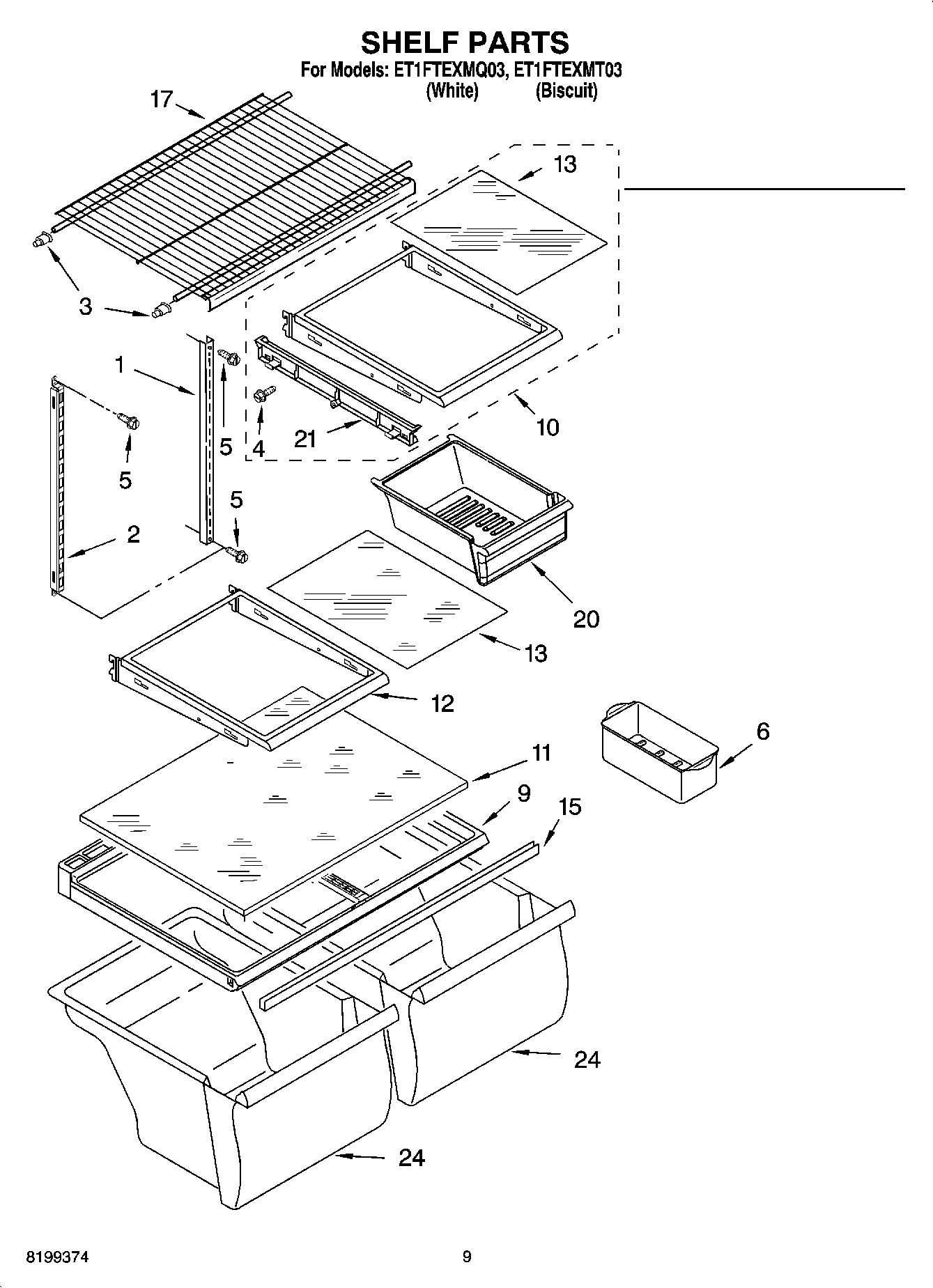 05 - SHELF PARTS, OPTIONAL PARTS