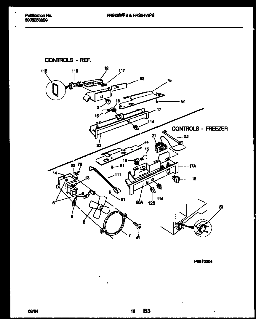 06 - REFRIGERATOR CONTROL ASSEMBLY, DAMP