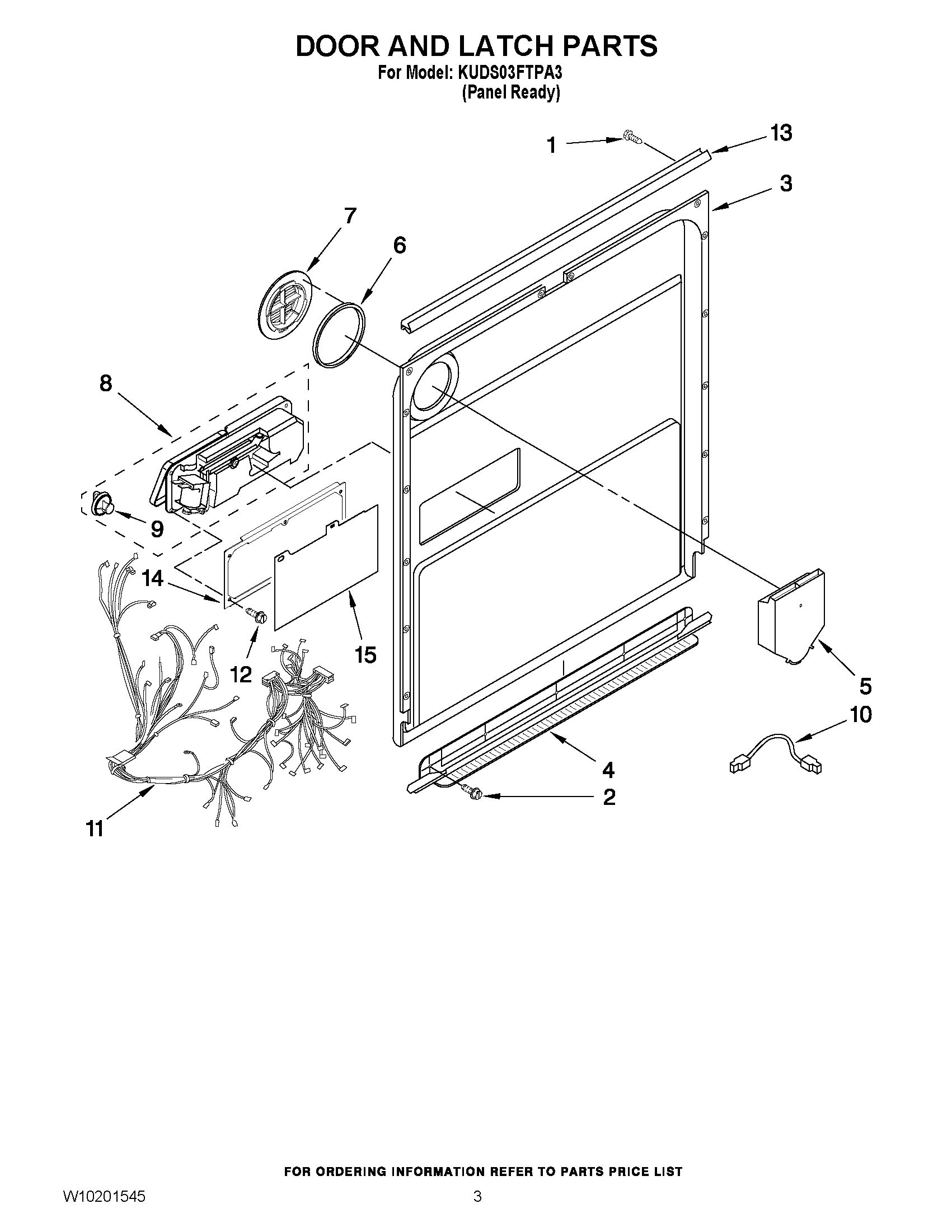 03 - DOOR AND LATCH PARTS