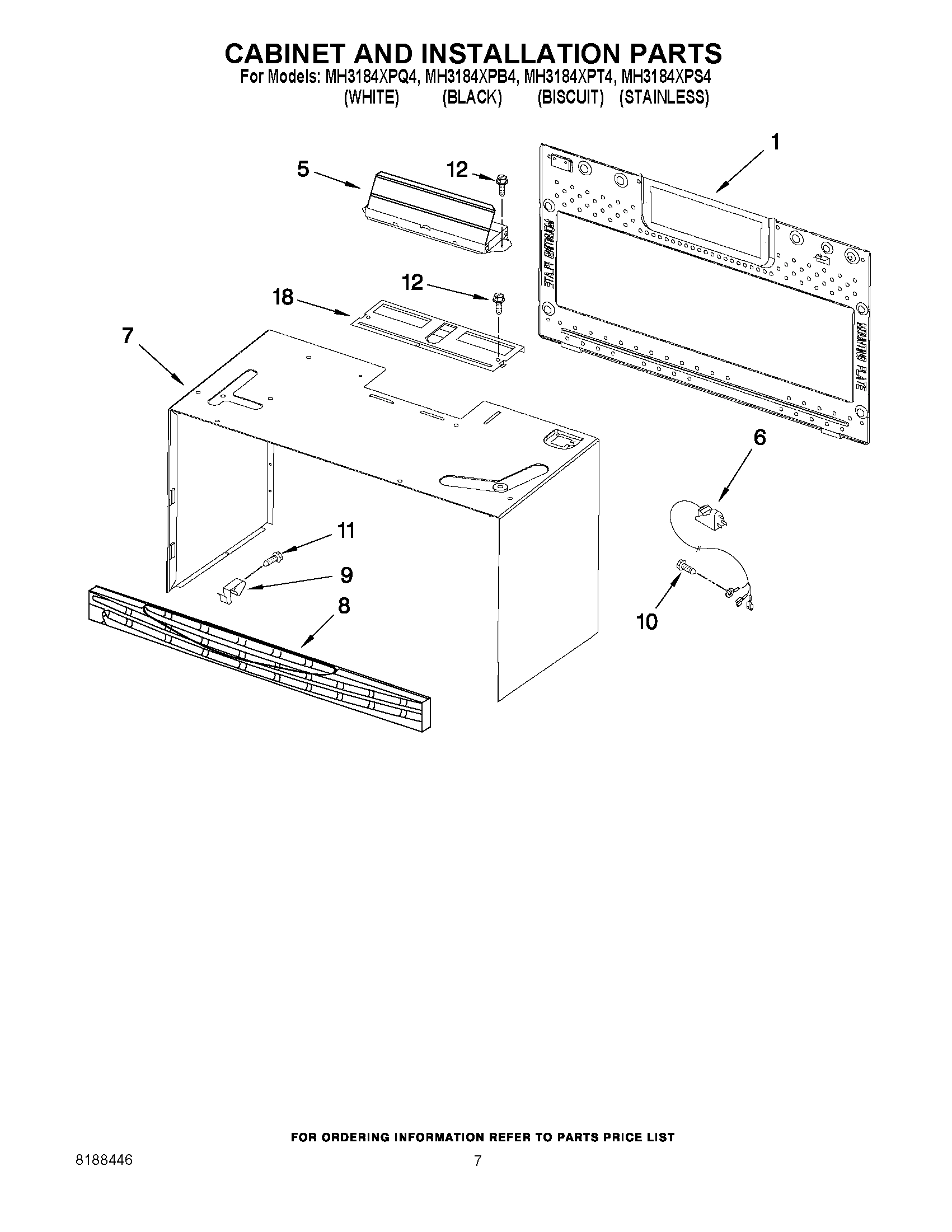 06 - CABINET AND INSTALLATION PARTS