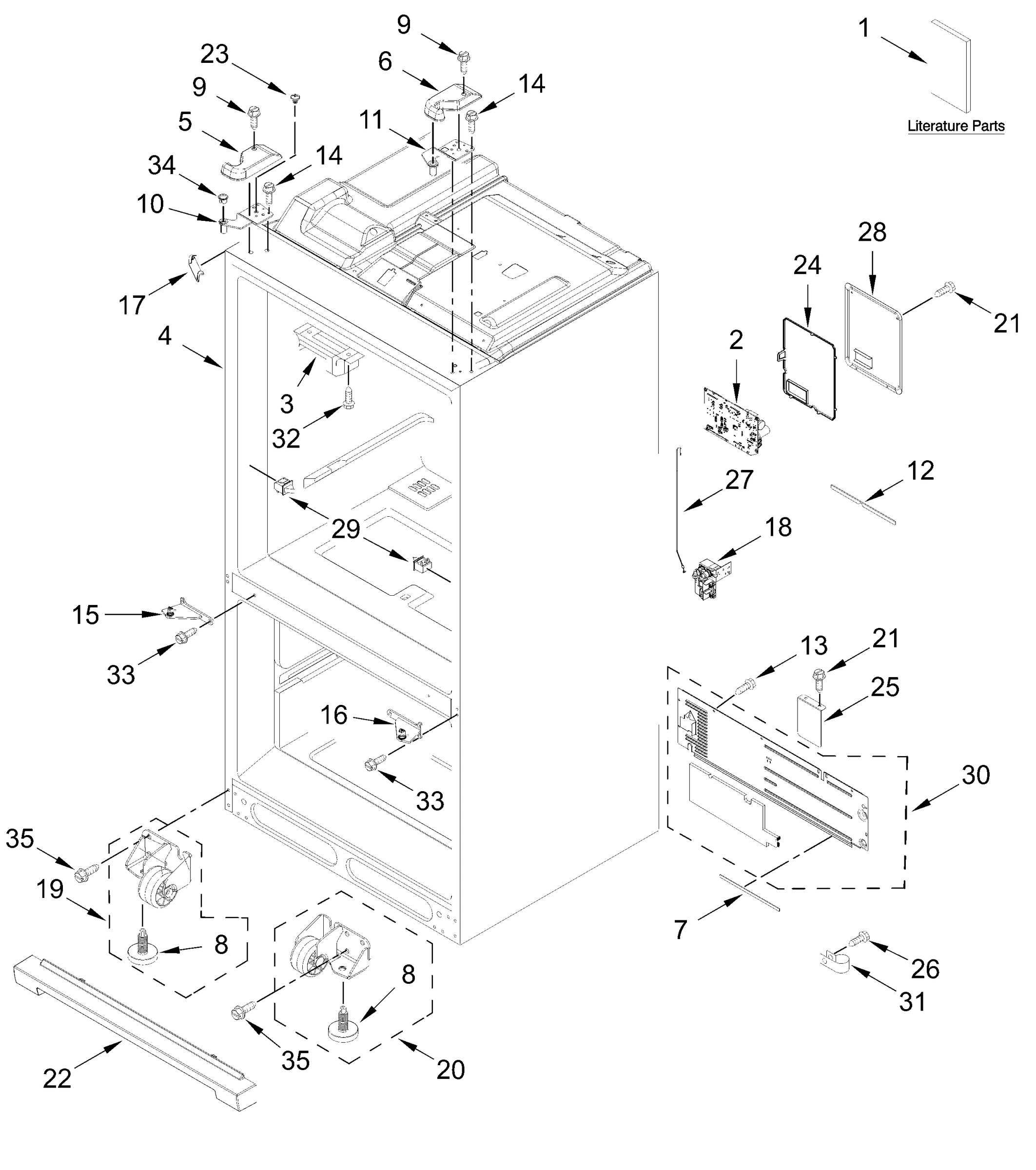 CABINET PARTS