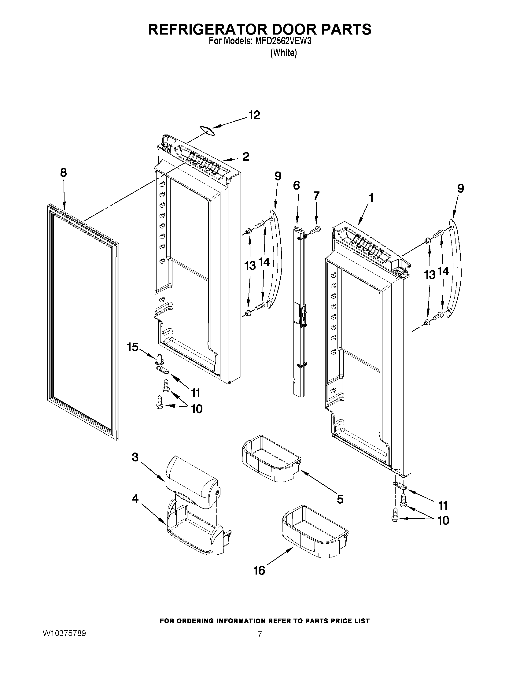 04 - REFRIGERATOR DOOR PARTS