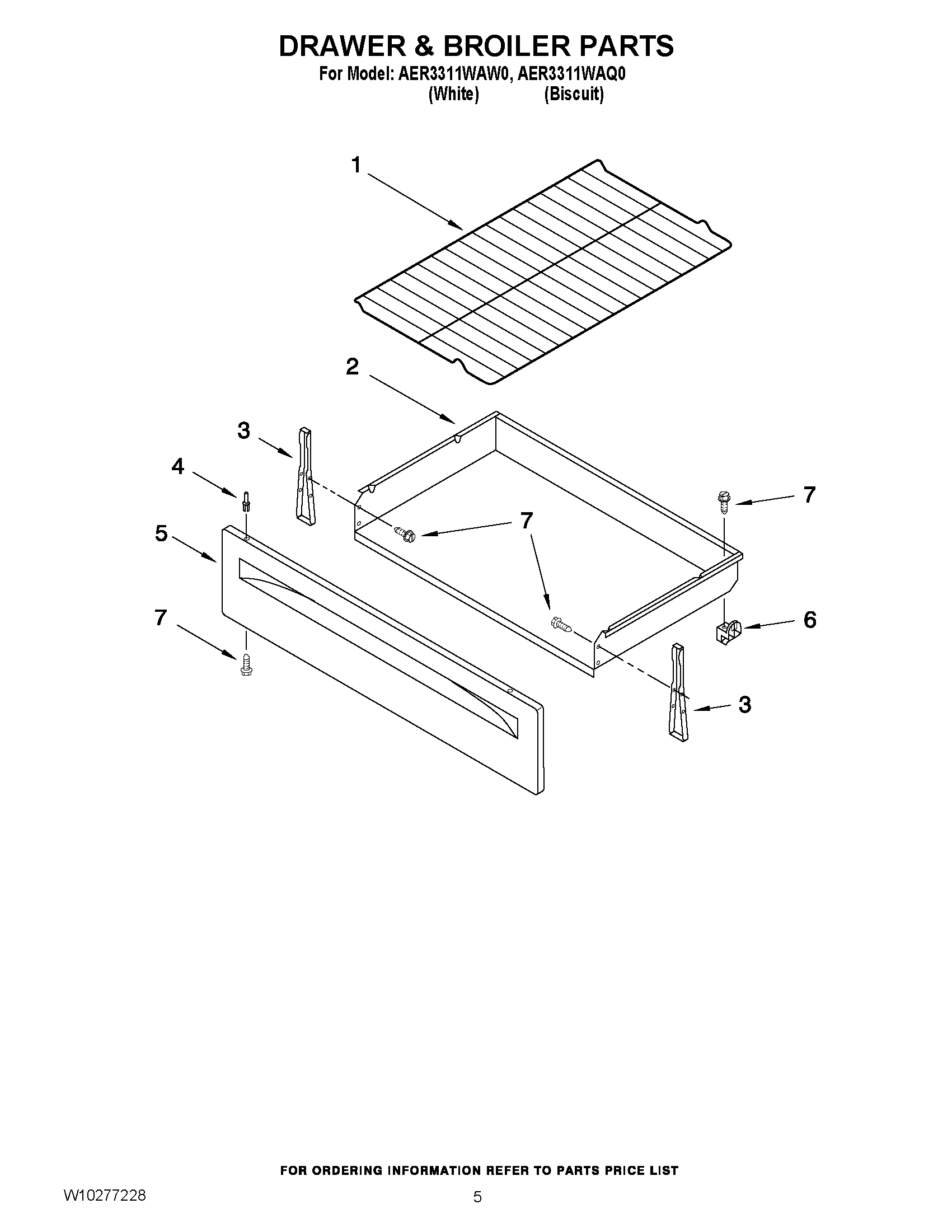 04 - DRAWER & BROILER PARTS