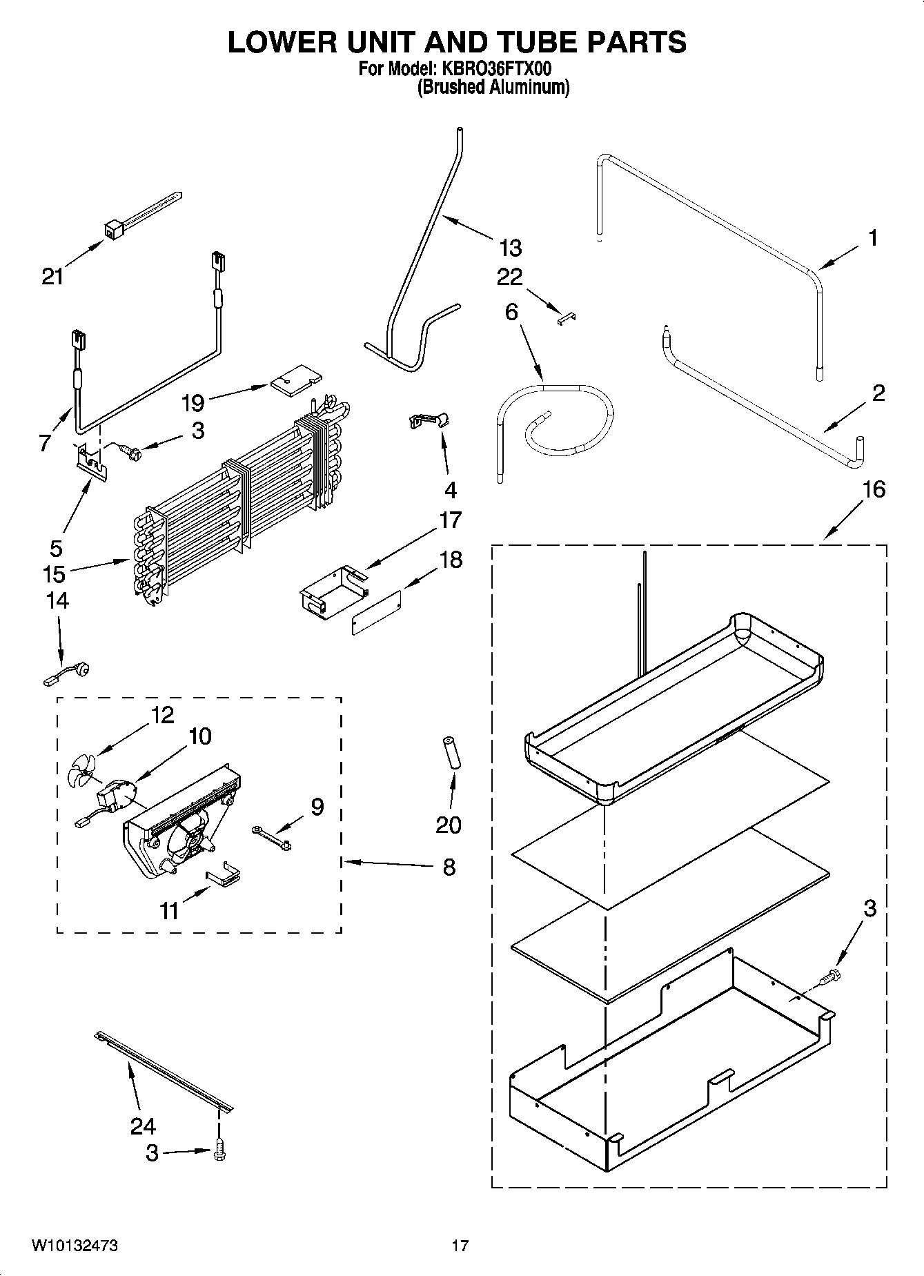 10 - LOWER UNIT AND TUBE PARTS