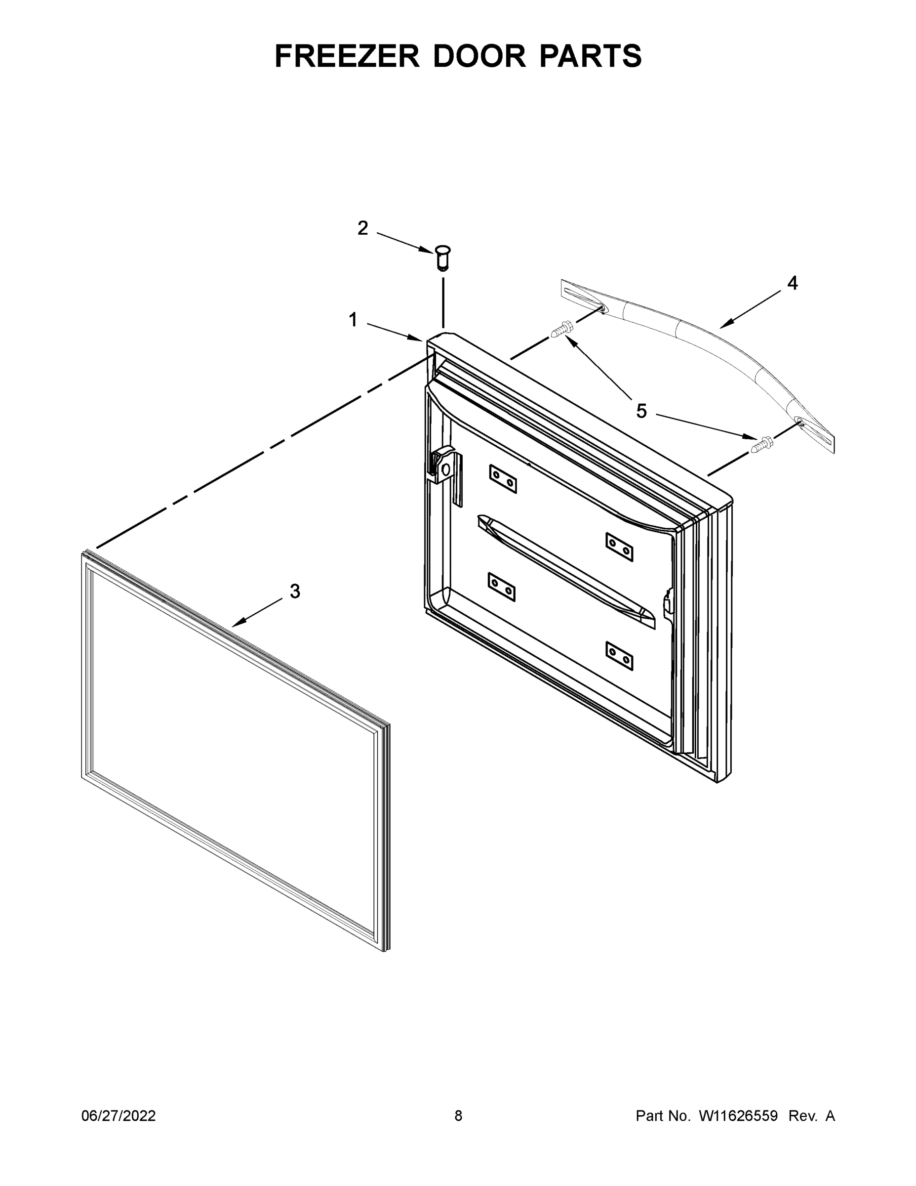 05 - FREEZER DOOR PARTS