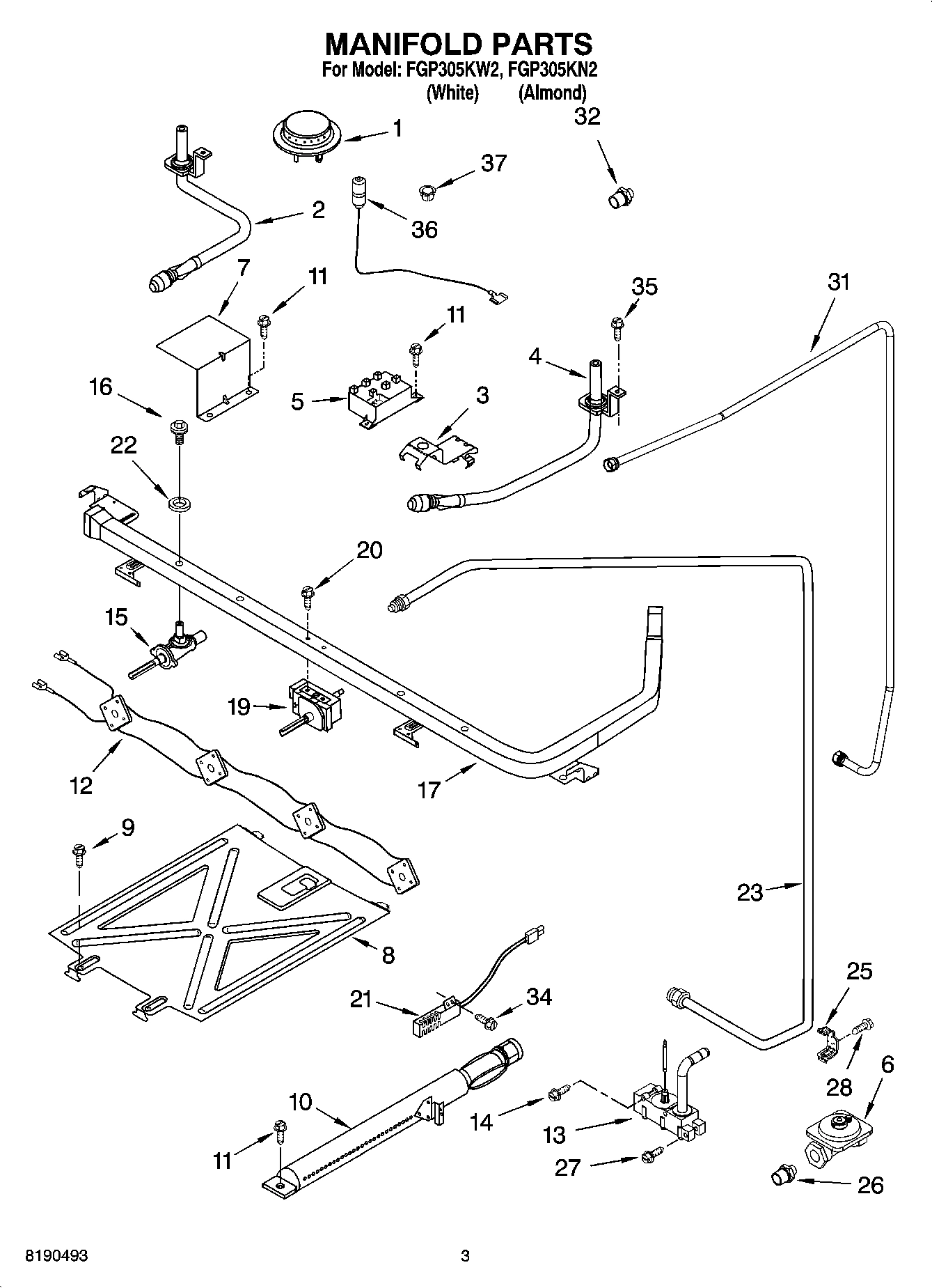 03 - MANIFOLD PARTS
