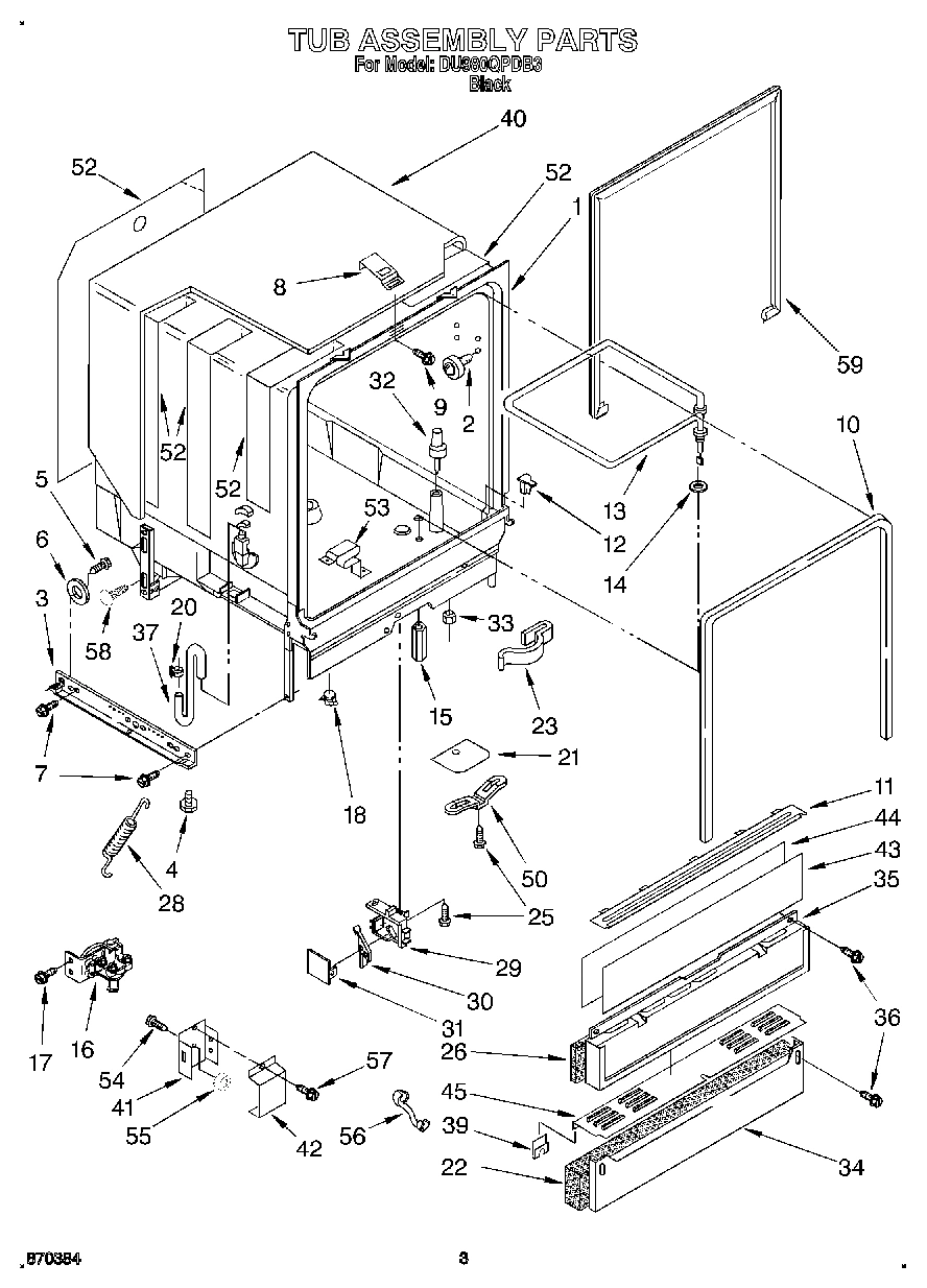 03 - TUB ASSEMBLY