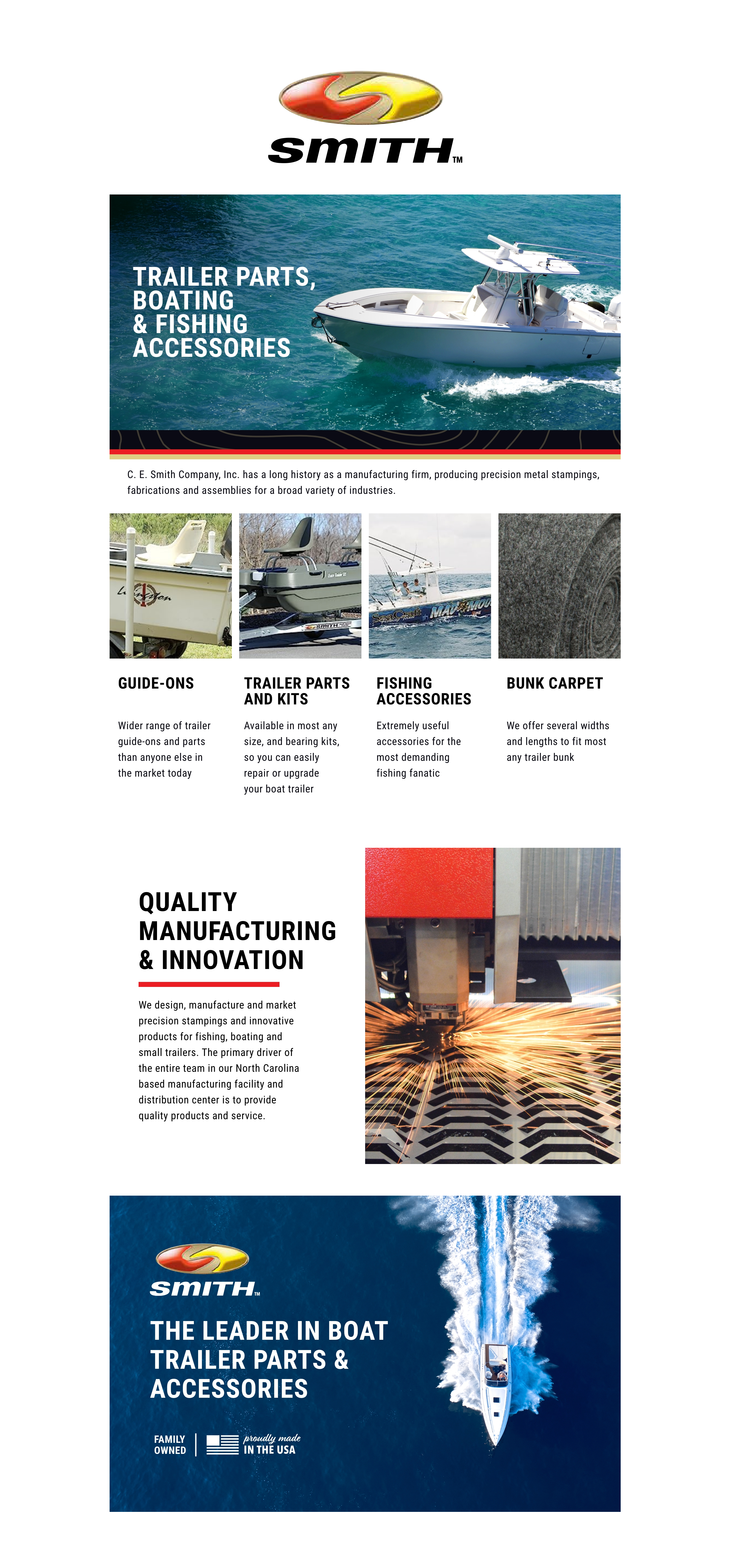 CE Smith Trailer Parts, Boating and Fishing Accessories