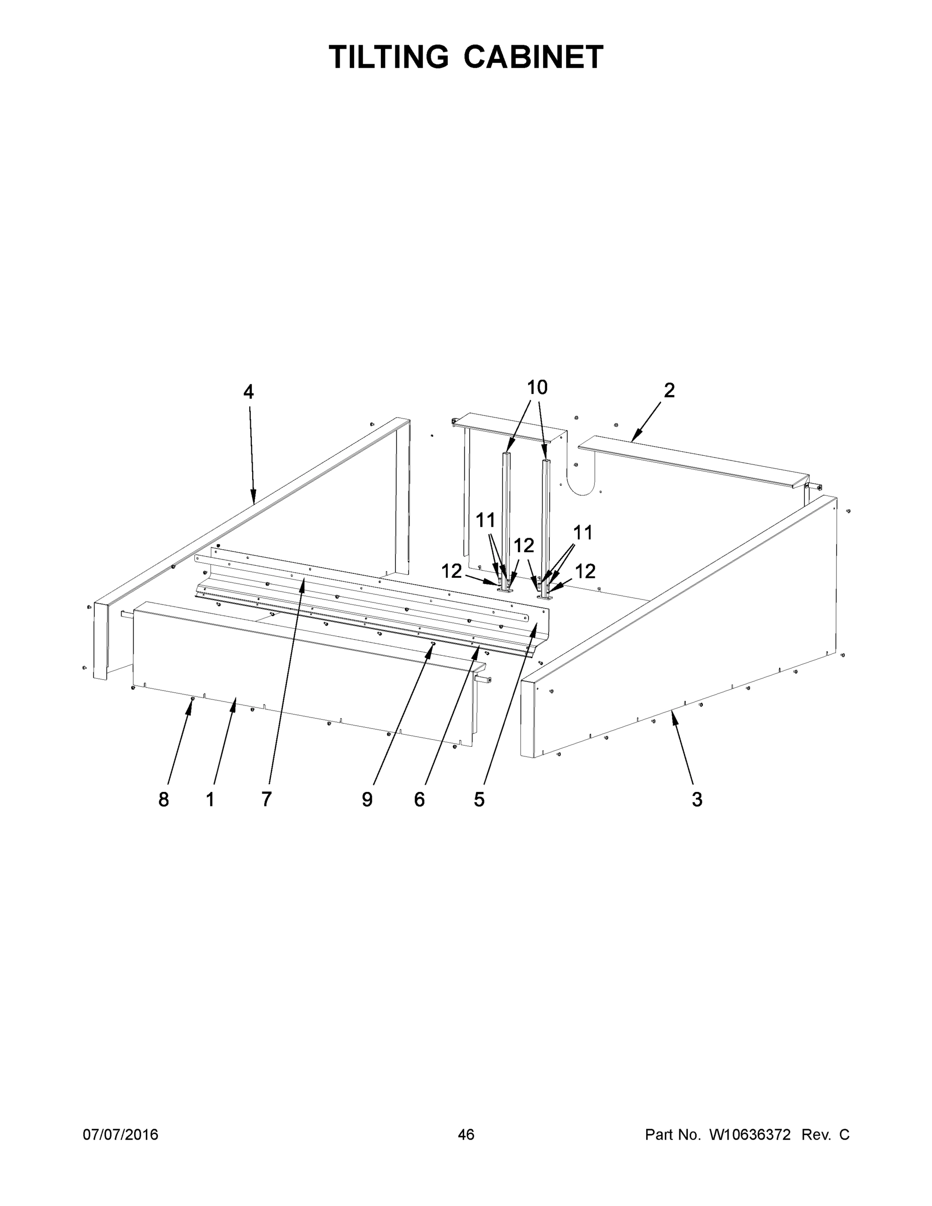 24 - TILTING CABINET