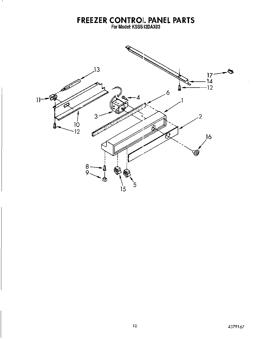 08 - FREEZER CONTROL PANEL