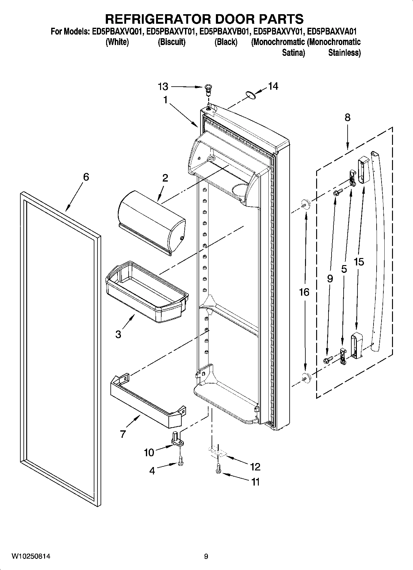 06 - REFRIGERATOR DOOR PARTS