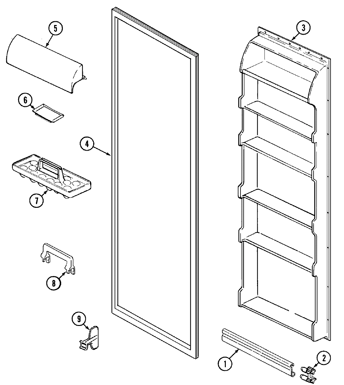 05 - FRESH FOOD INNER DOOR