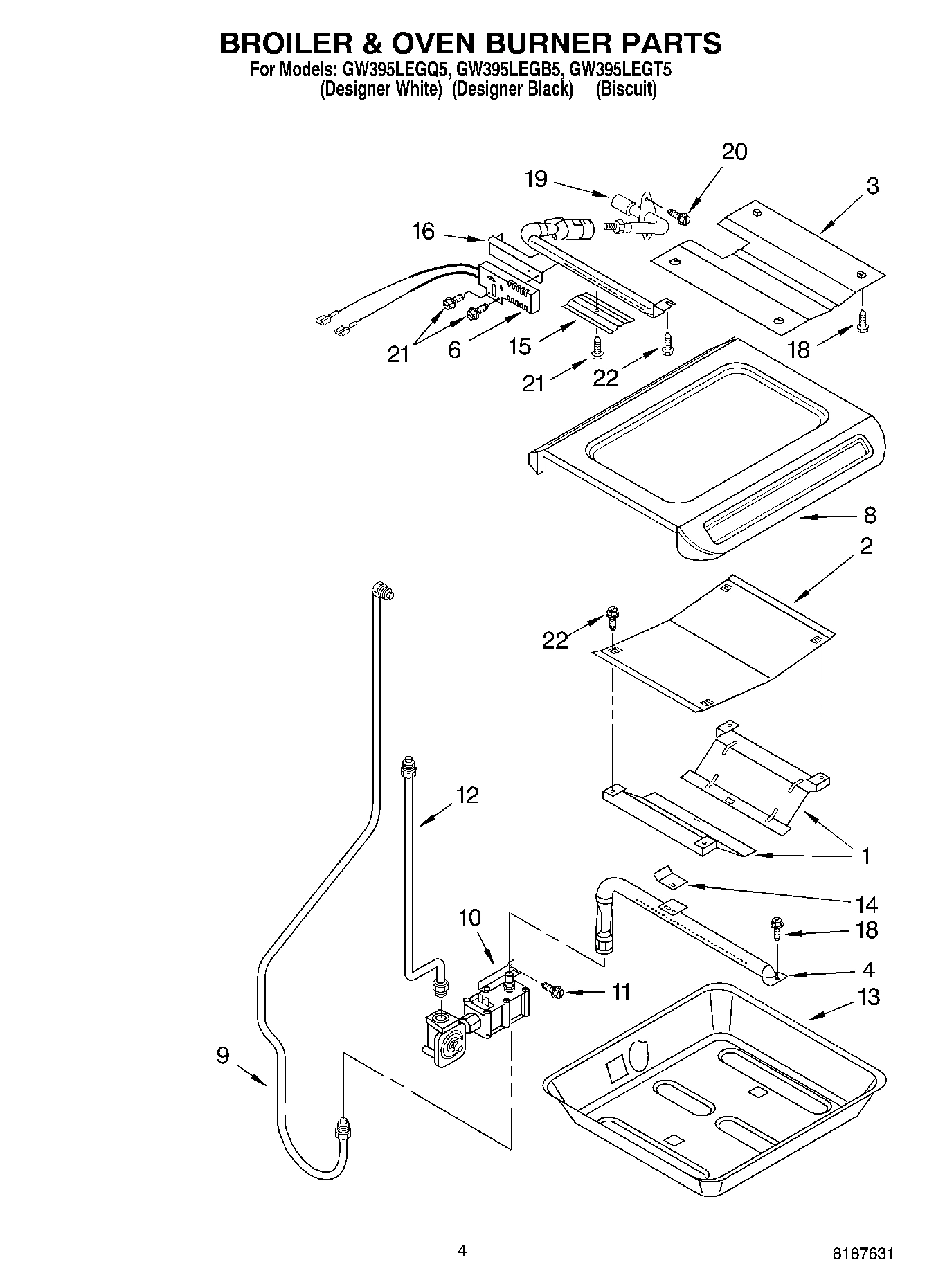 04 - BROILER AND OVEN BURNER
