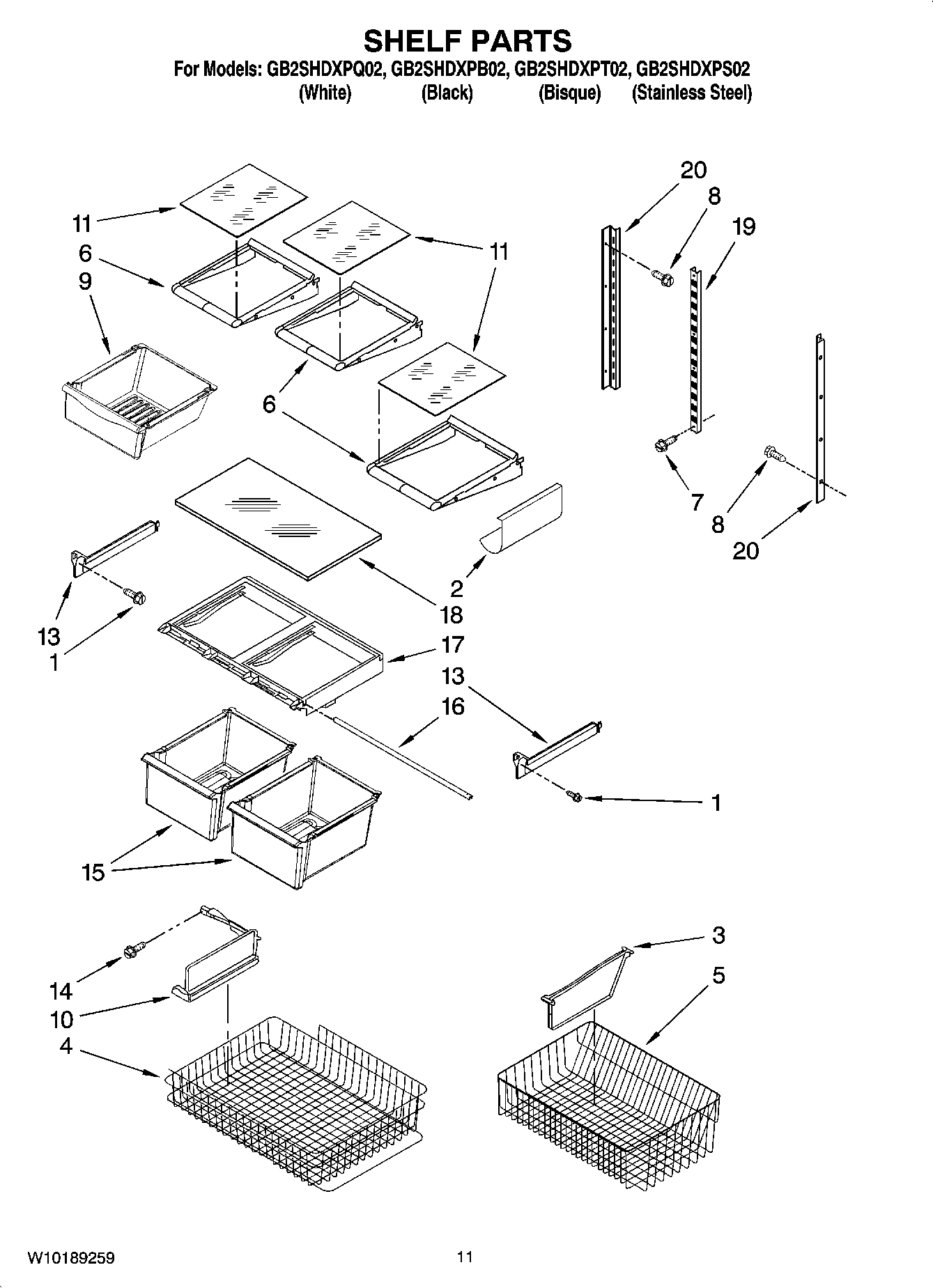 07 - SHELF PARTS
