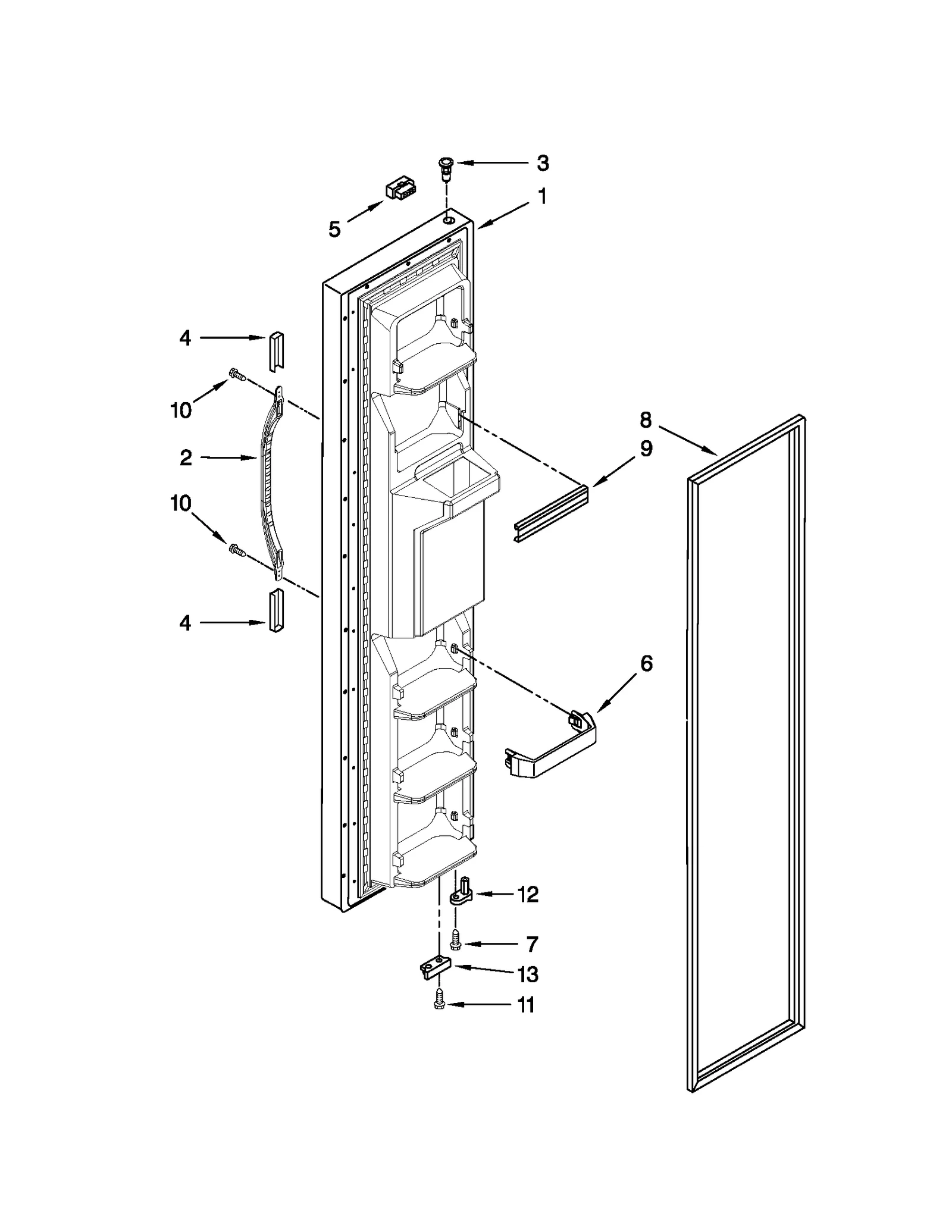 FREEZER DOOR PARTS