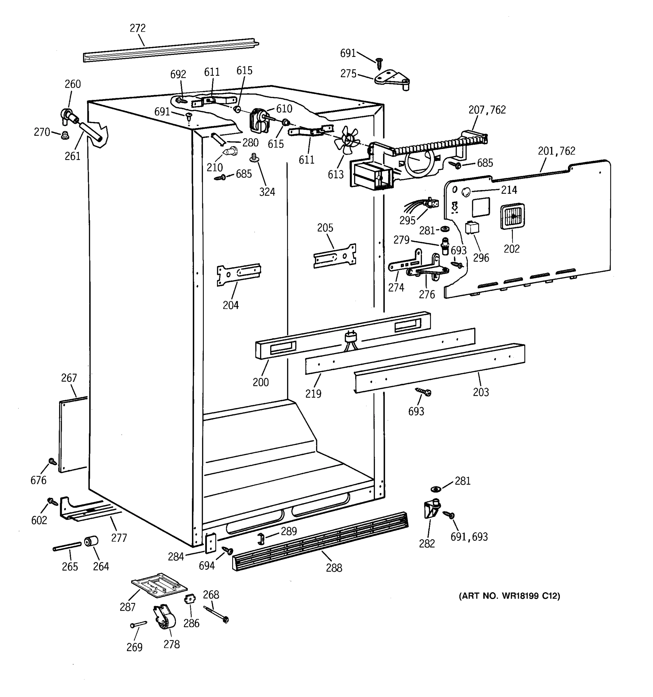 CABINET PARTS