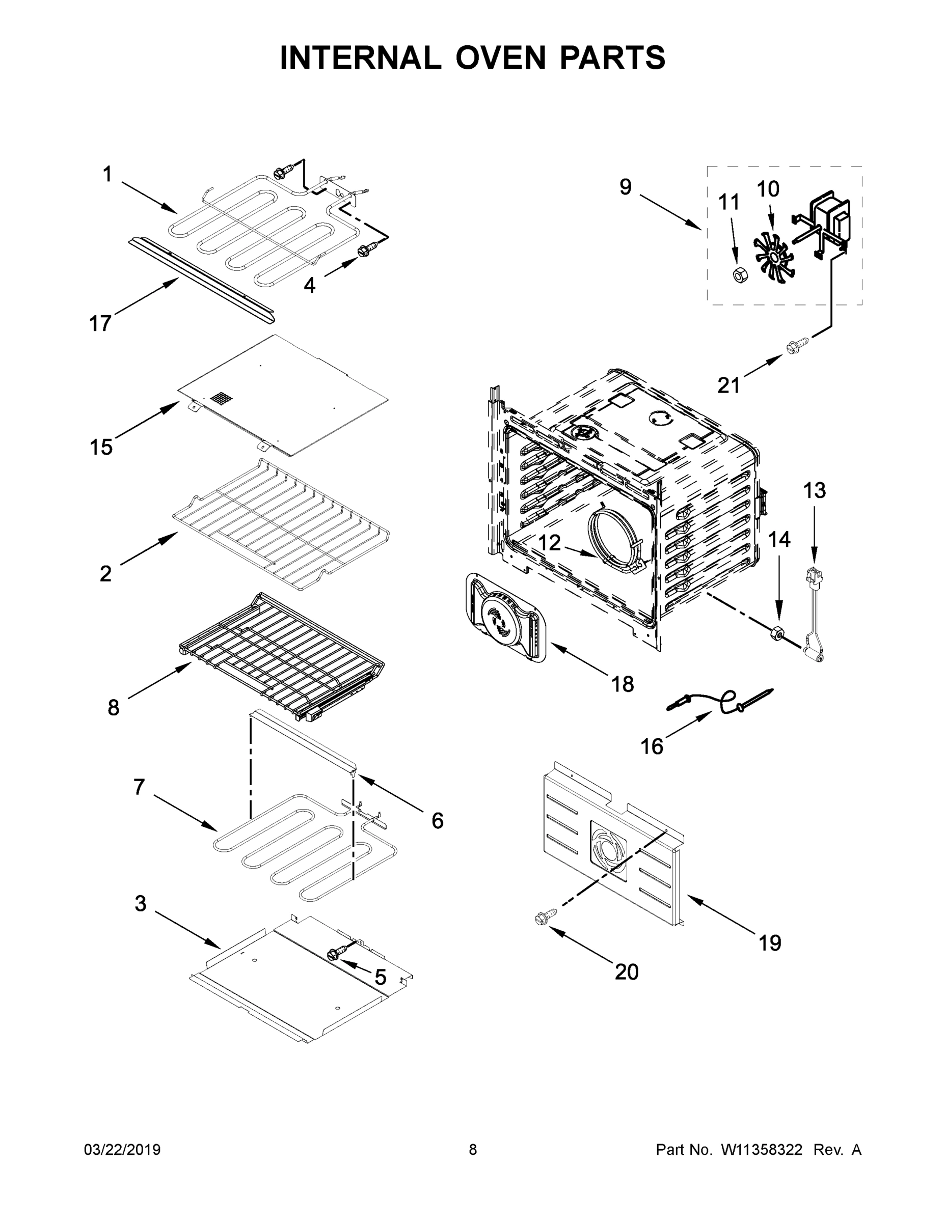 05 - INTERNAL OVEN PARTS
