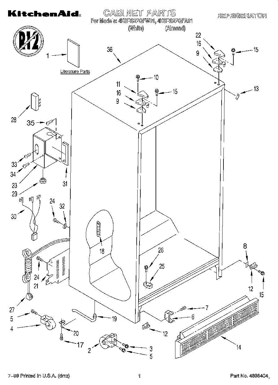 01 - CABINET, LITERATURE