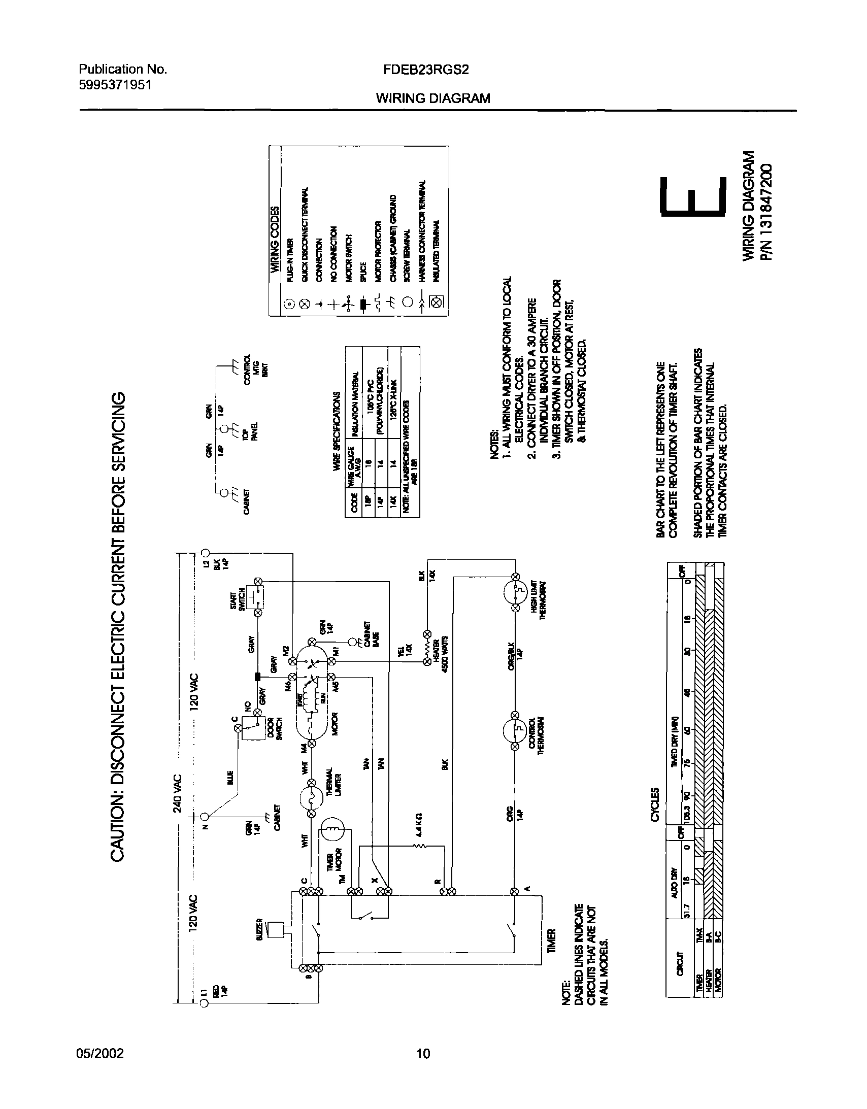 10 - 131847200 WIRING DIAGRAM