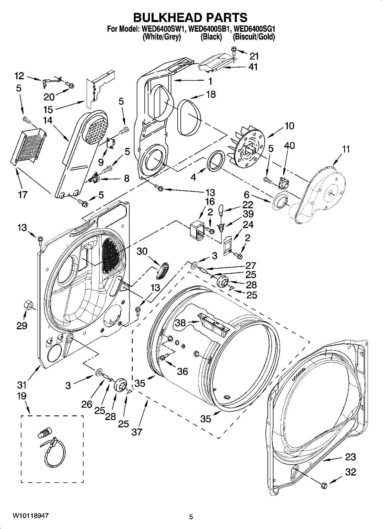 03 - BULKHEAD PARTS, OPTIONAL PARTS (NOT INCLUDED)