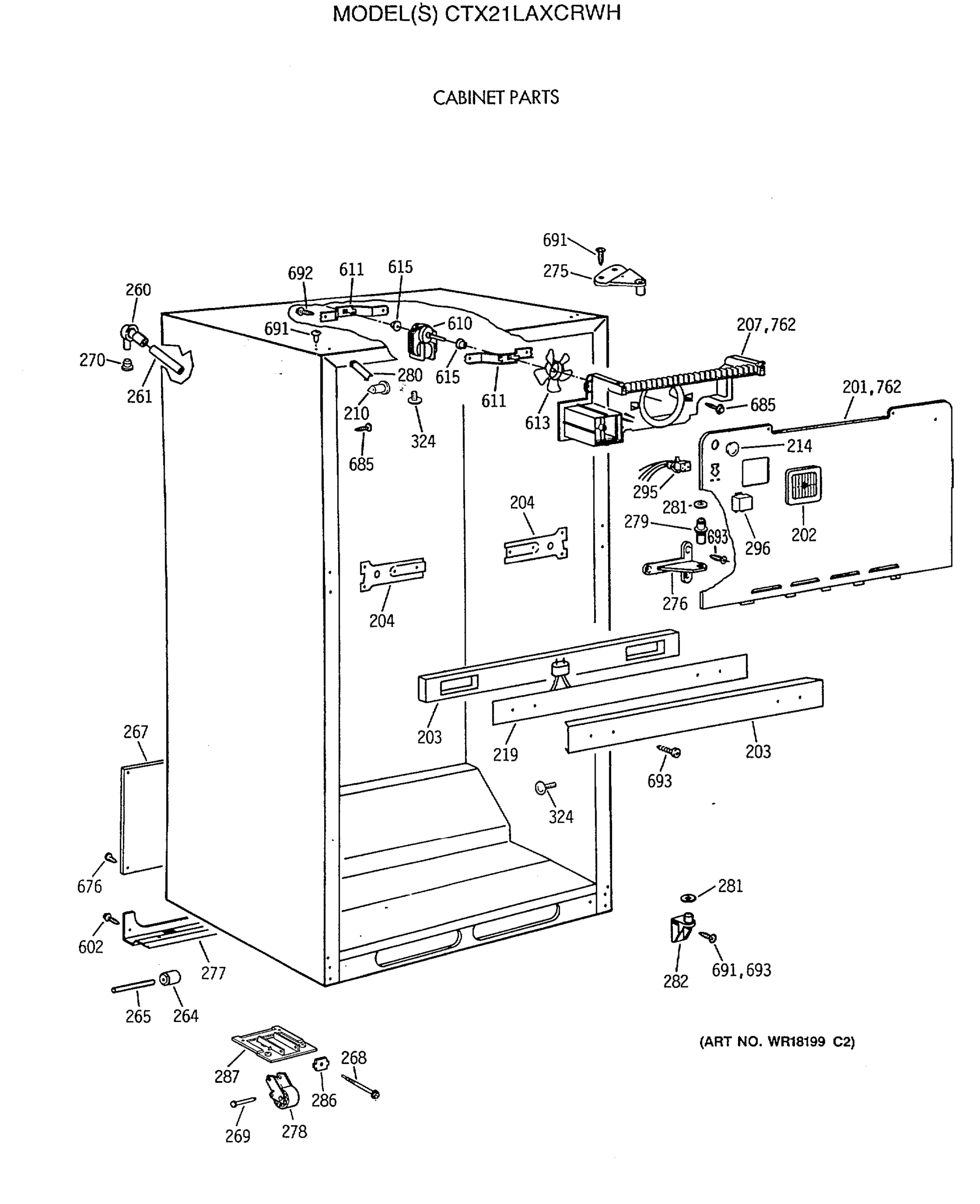 CABINET PARTS