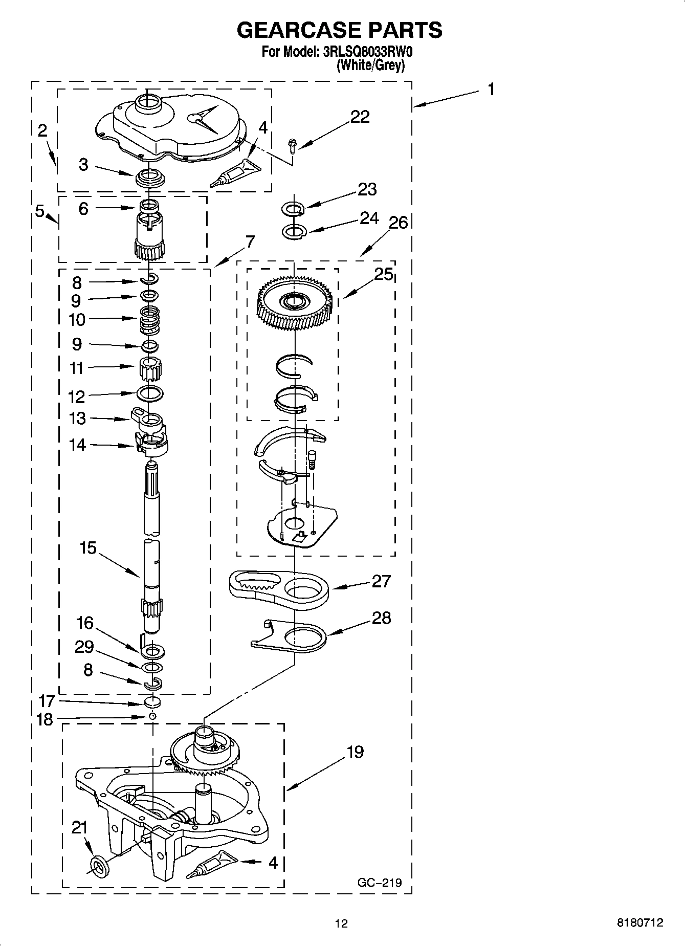 08 - GEARCASE PARTS