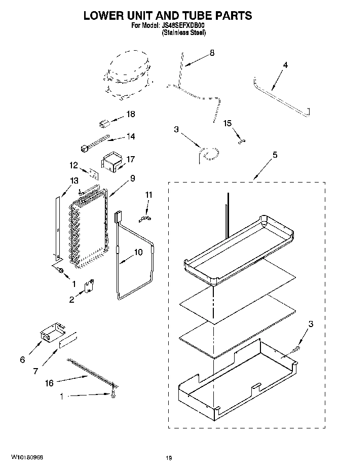 12 - LOWER UNIT AND TUBE PARTS