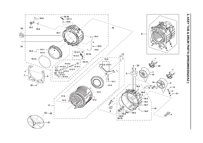 Tub & Drum Parts