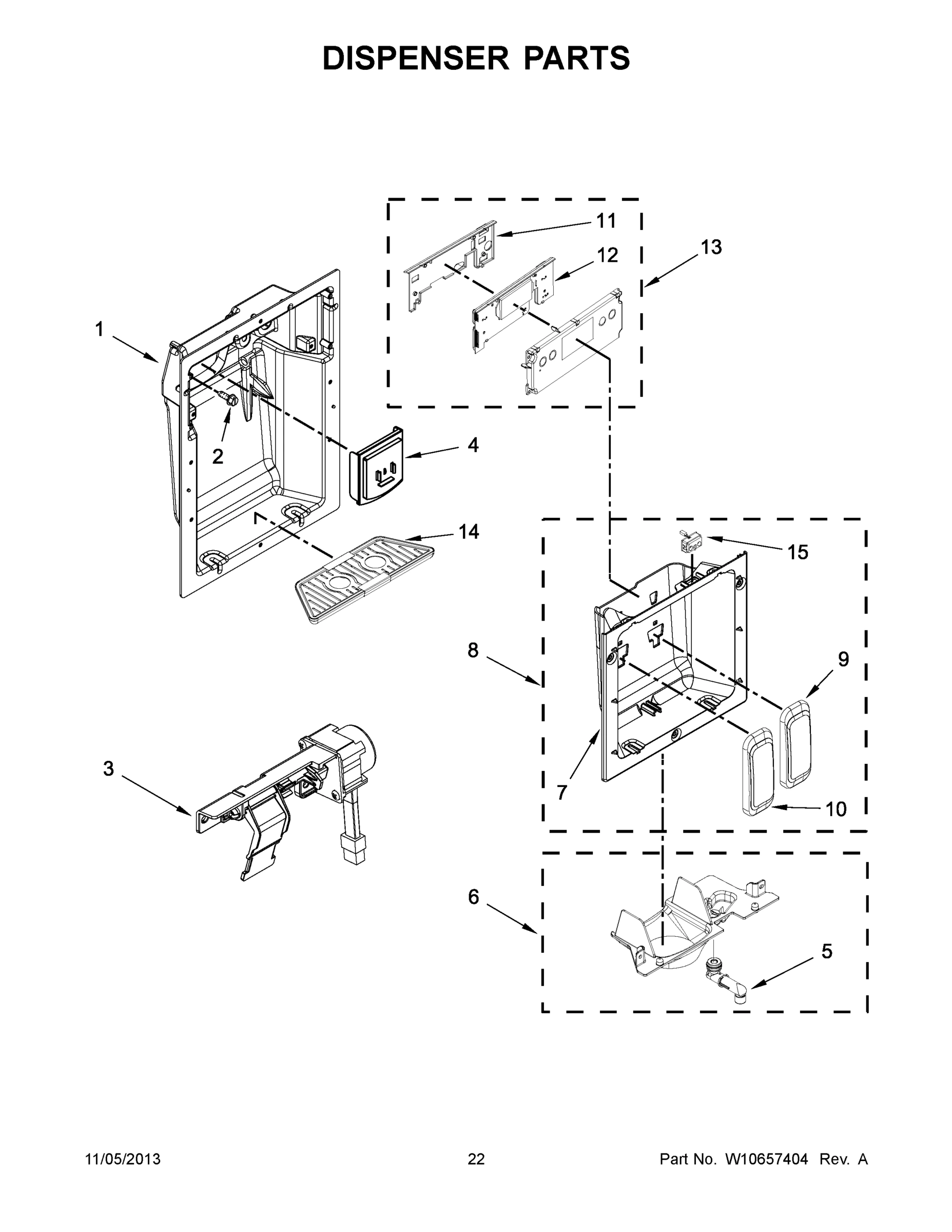 12 - DISPENSER PARTS