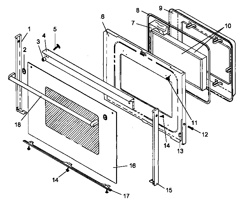 06 - OVEN DOOR ASSY